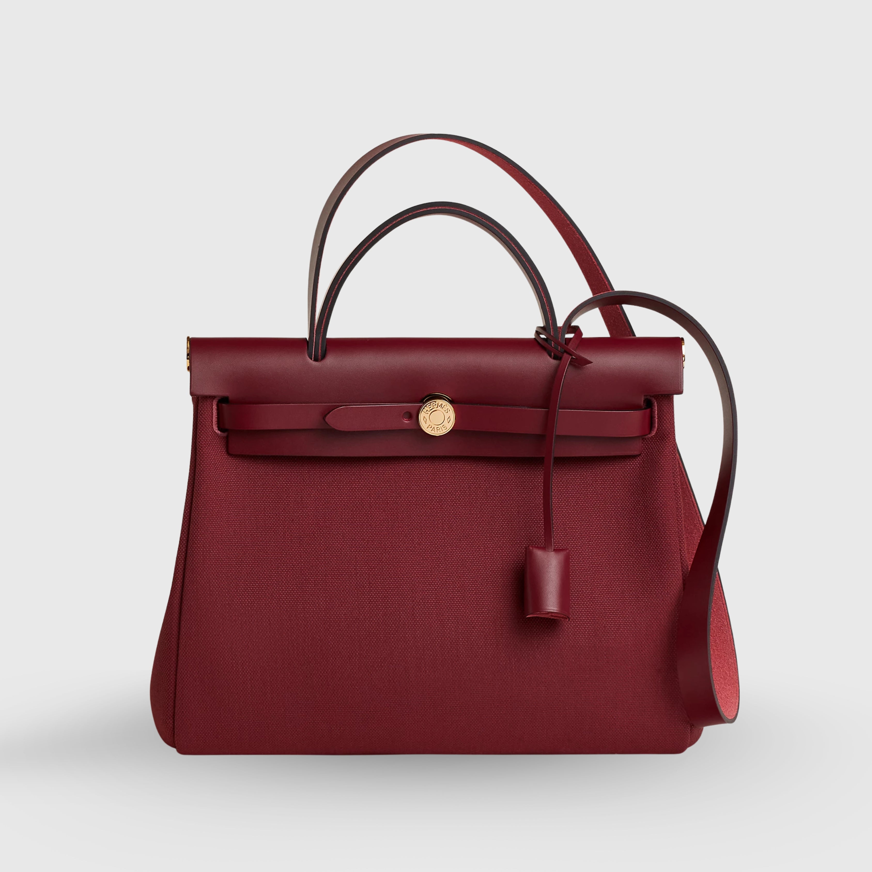 【Rmyu】エルメス エールバッグ Hermes HERBAG Hermès Herbag Zip 31 Rouge H/Rouge H Gold Hardware
