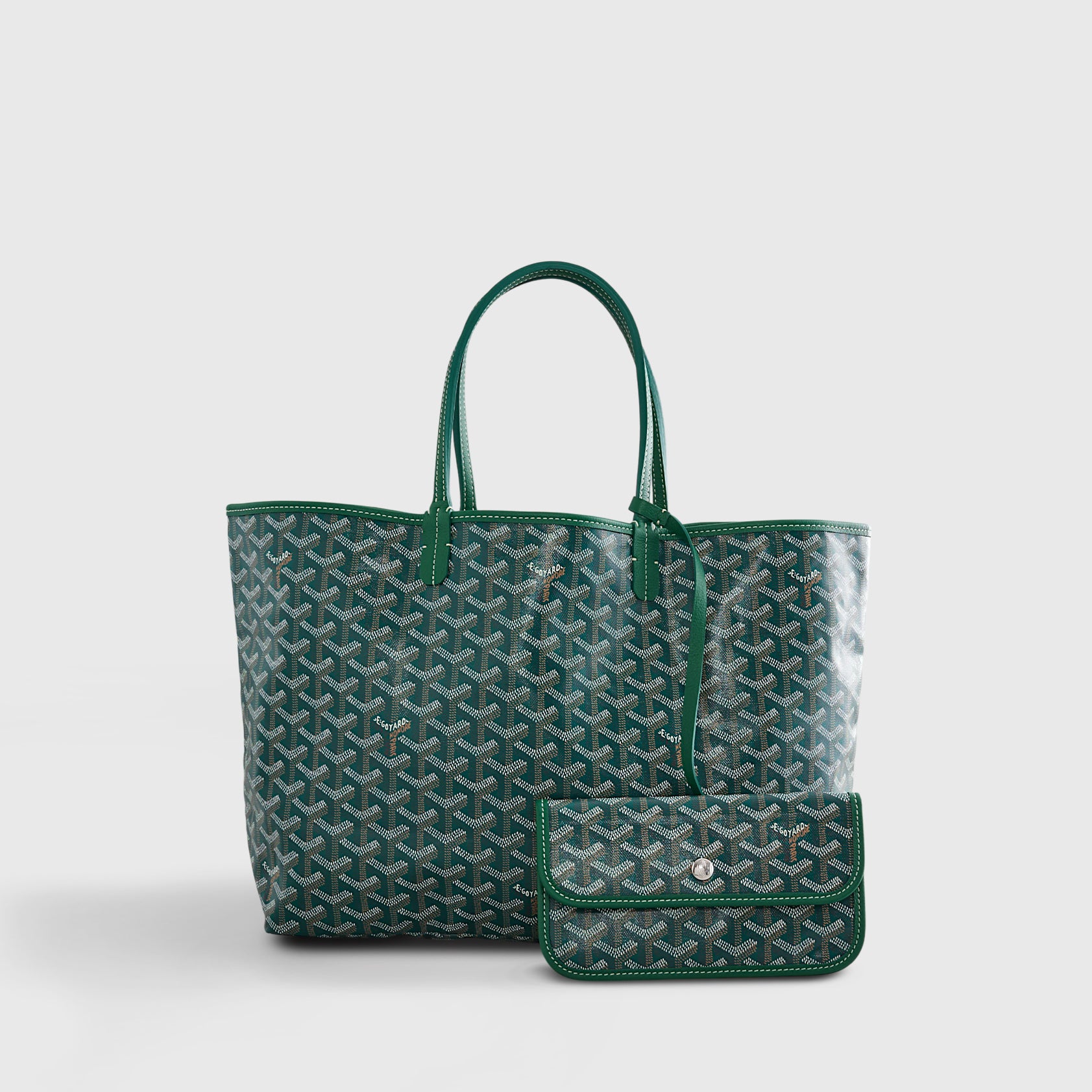 Goyard St. Louis Tote PM Green Palladium Hardware - eliteUSA 