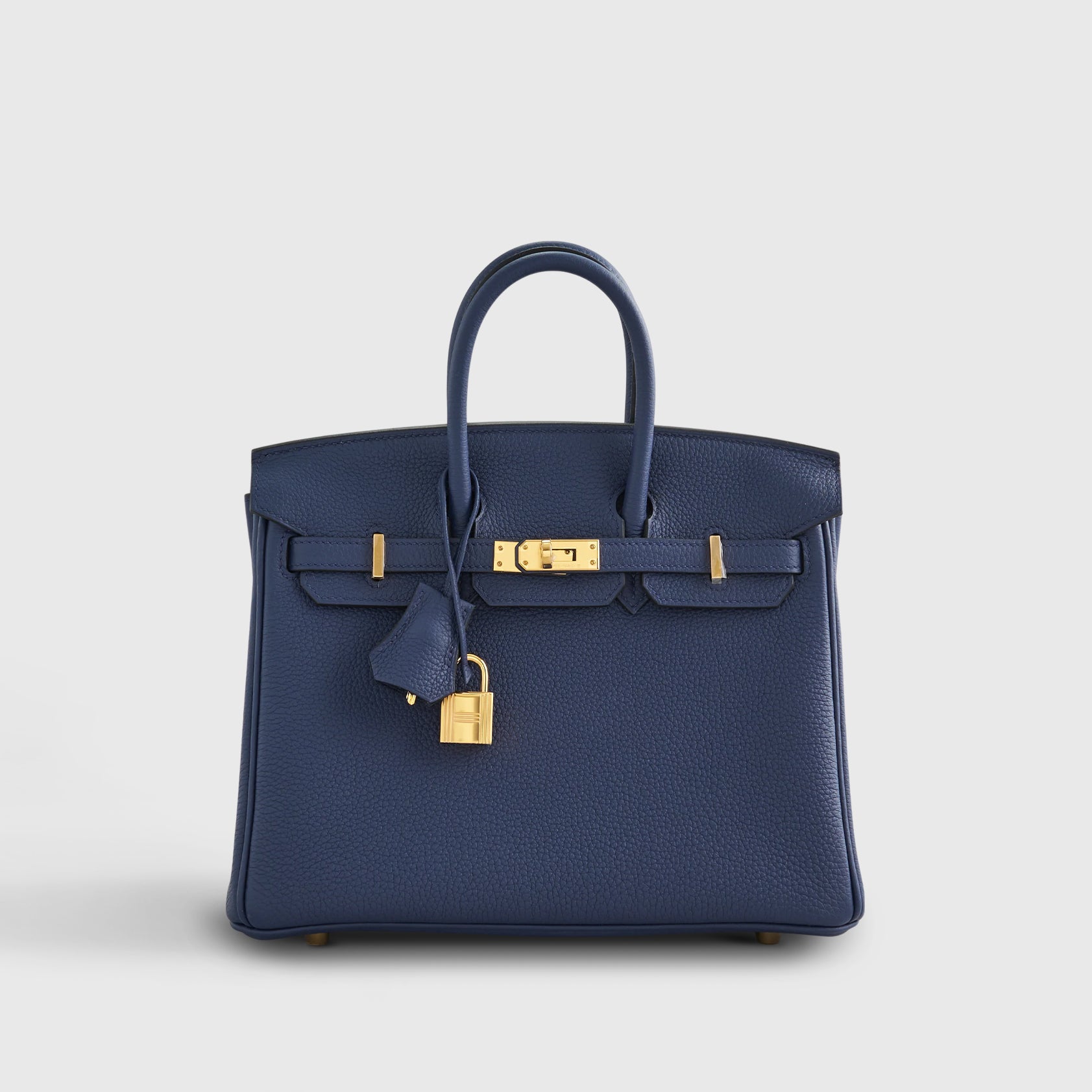 Hermès Birkin 25 Togo Blue Navy Gold Hardware