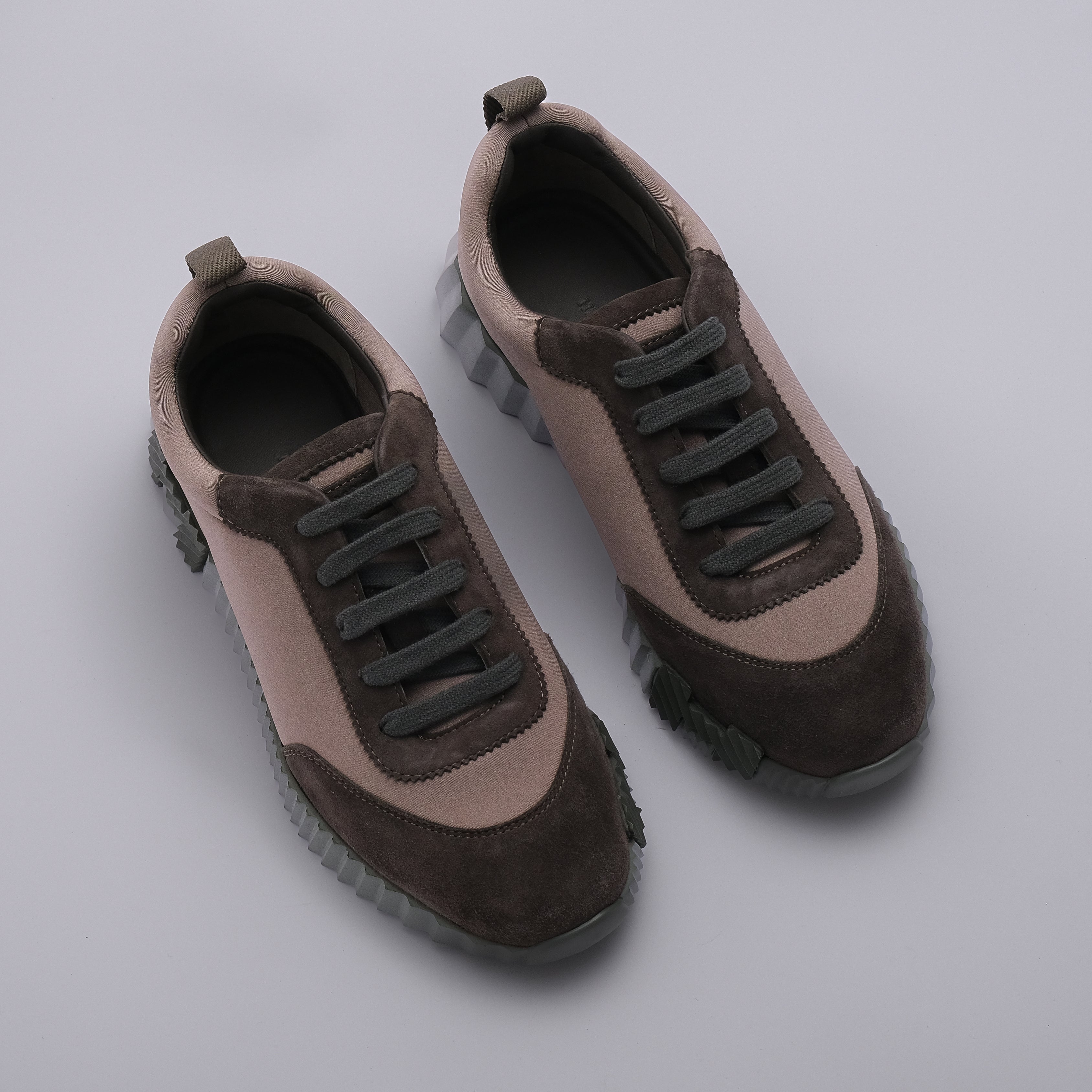 Hermès Bouncing Sneakers 38 Vert Toundra/Vert Foret - eliteUSA 