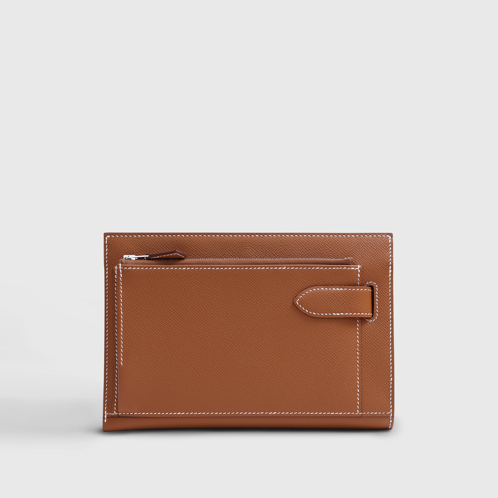 Hermès Hacademi Pouch Epsom Gold Palladium Hardware