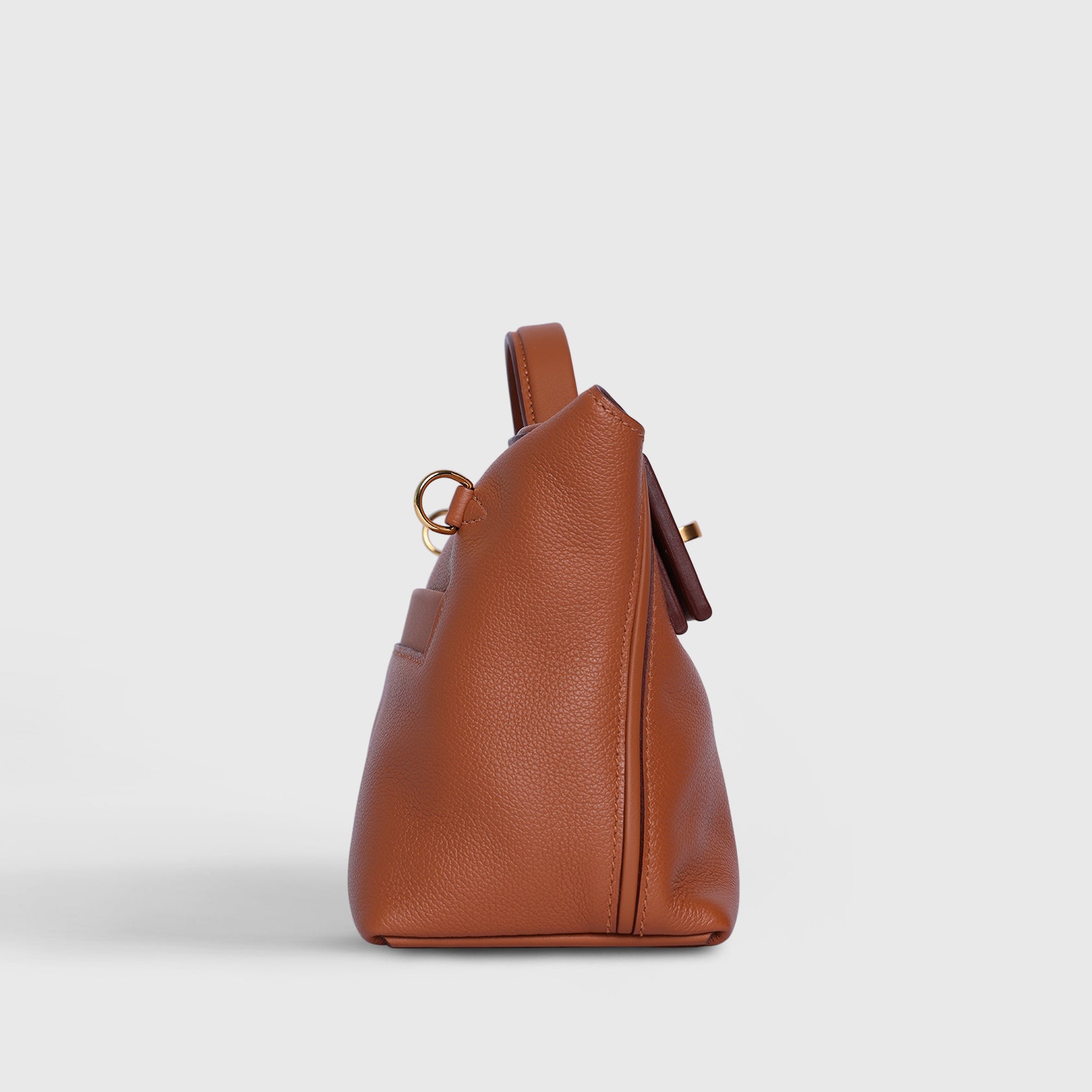 Hermès 24/24 Mini Clemence Gold Gold Hardware
