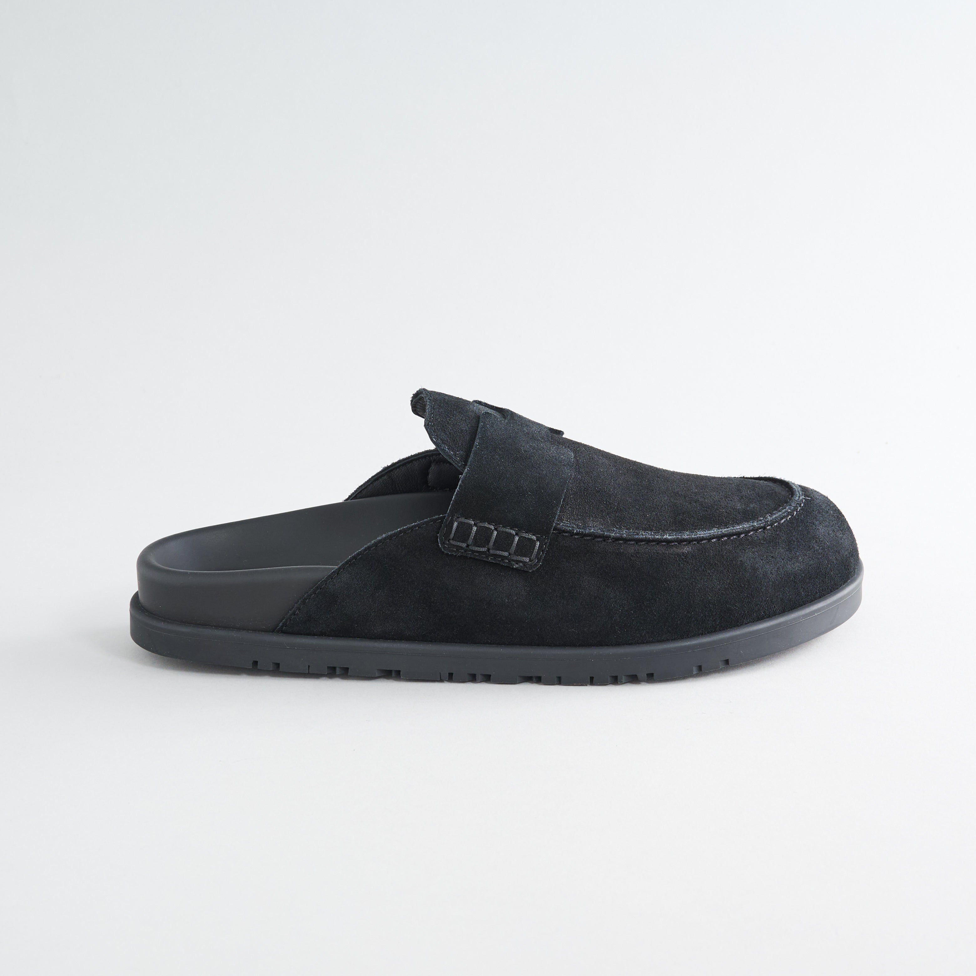Hermès Go Mule Black Suede, Calfskin - eliteUSA 