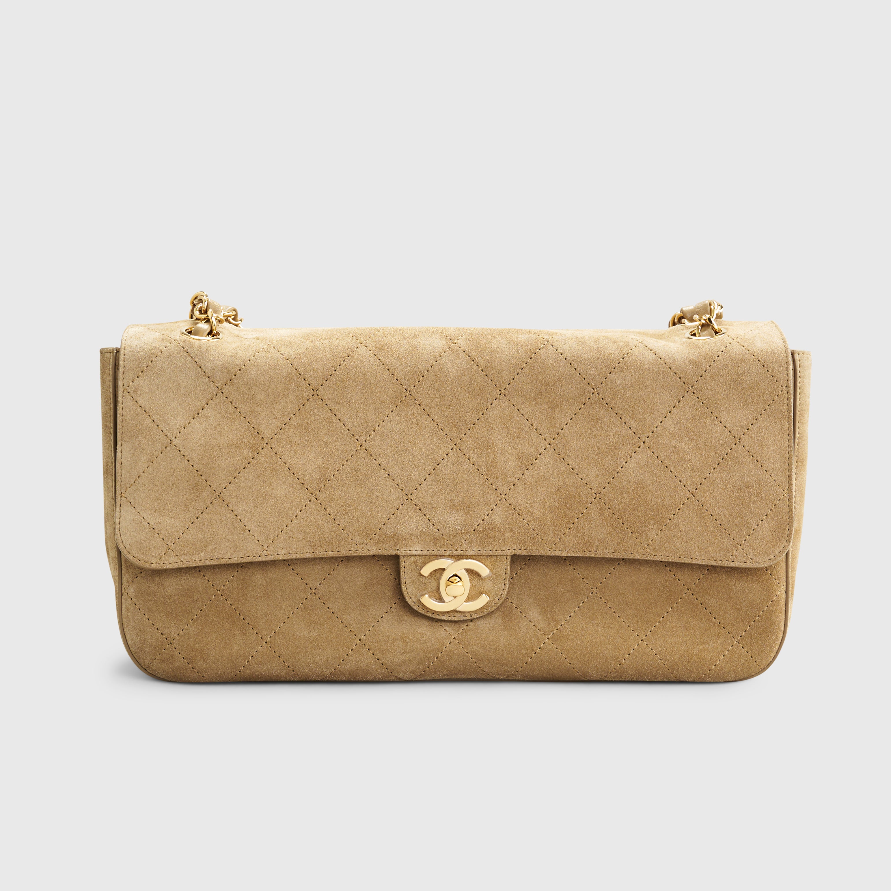 Chanel Suede Soft Maxi Flap Bag