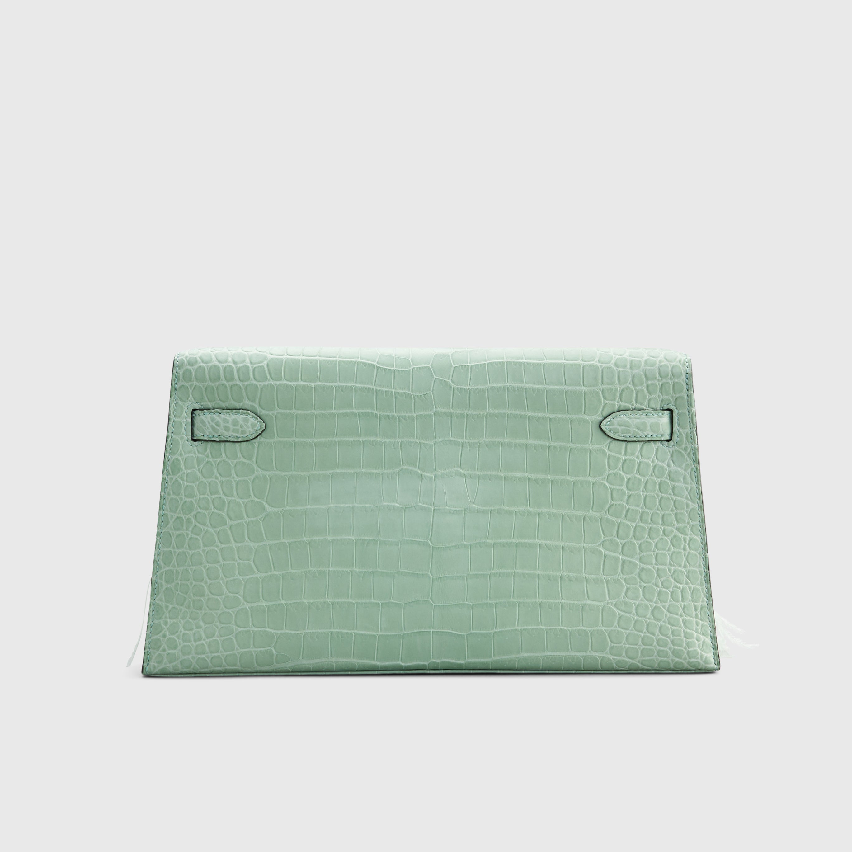 Hermès Kelly Elan Folie Croc and Ostrich Feather