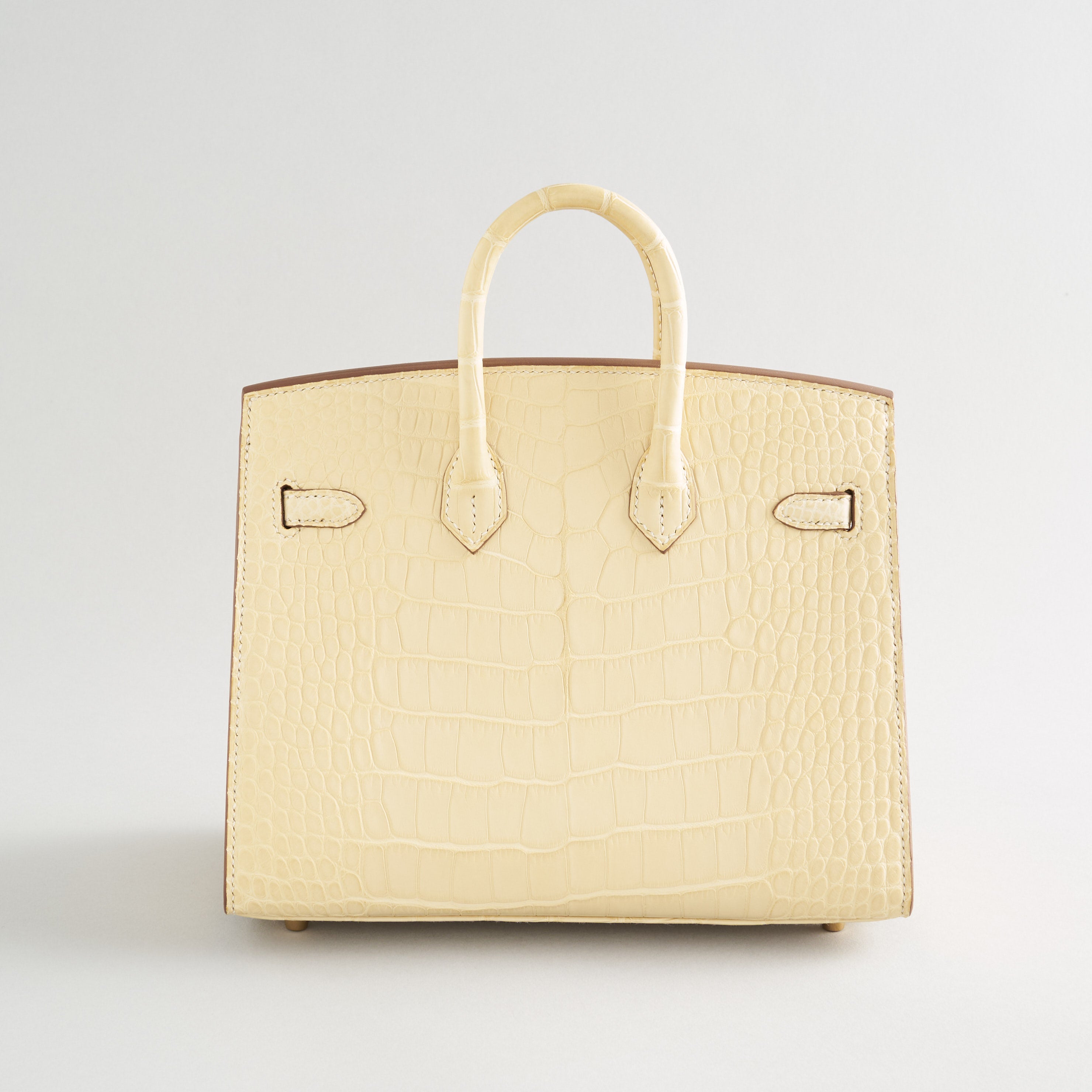 Hermès Birkin 20 Alligator Vanille Matte HSS Gold Hardware