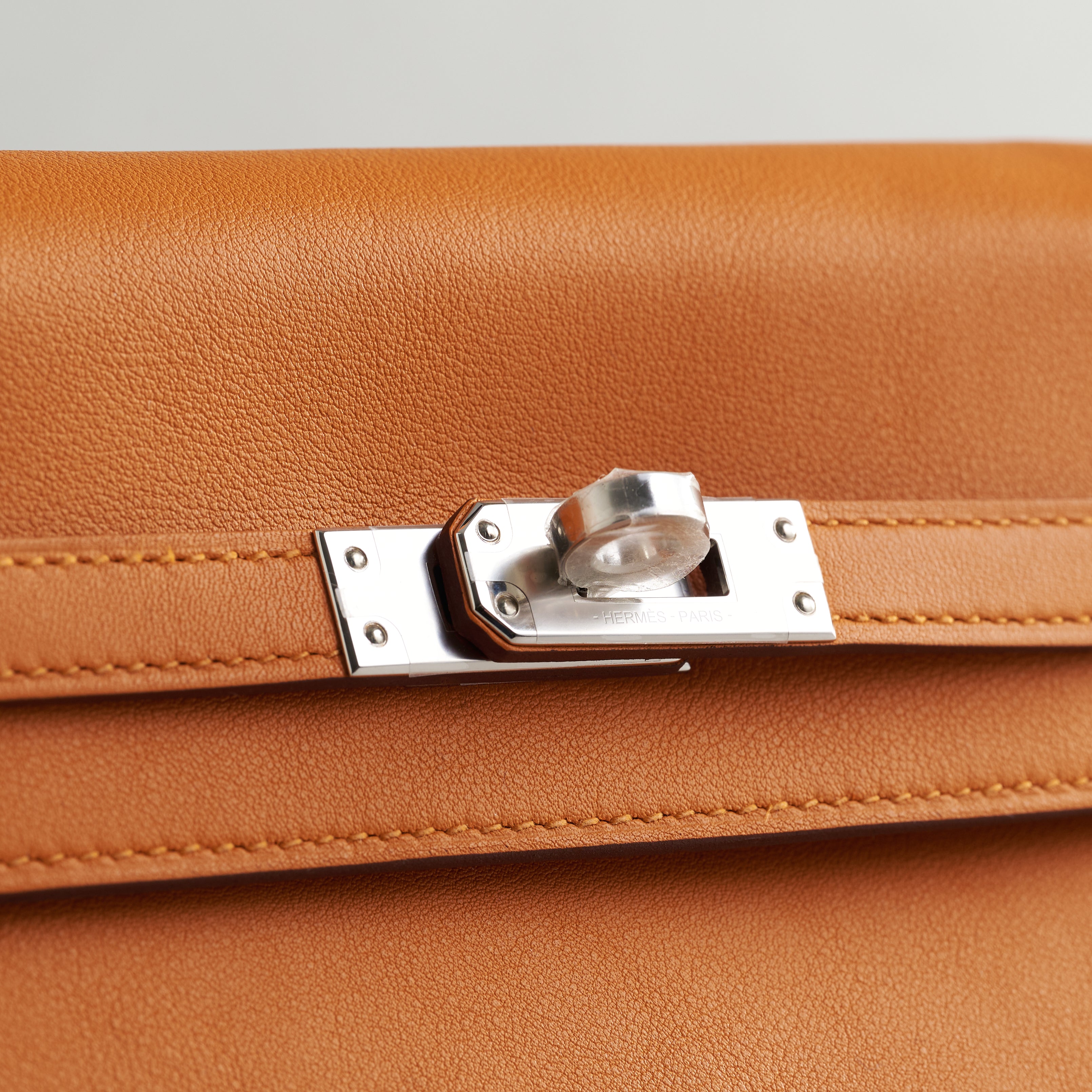 Hermès Kelly Moove Swift Apricot  Palladium Hardware
