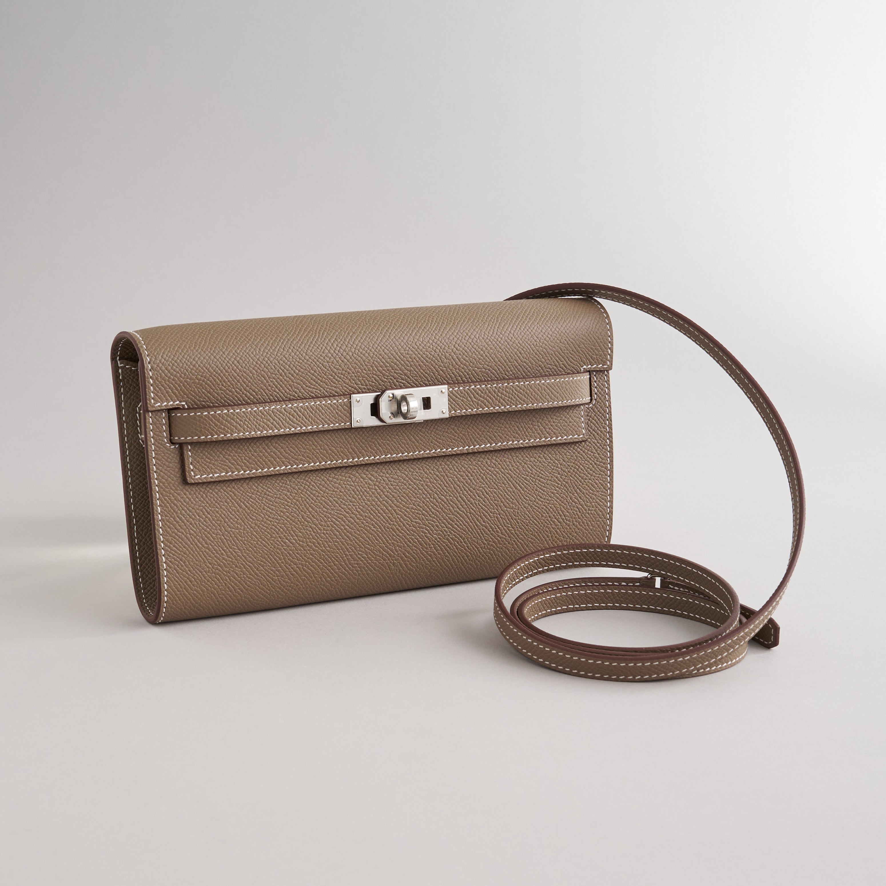 Hermès Kelly To Go Epsom Etoupe Sellier Palladium Hardware