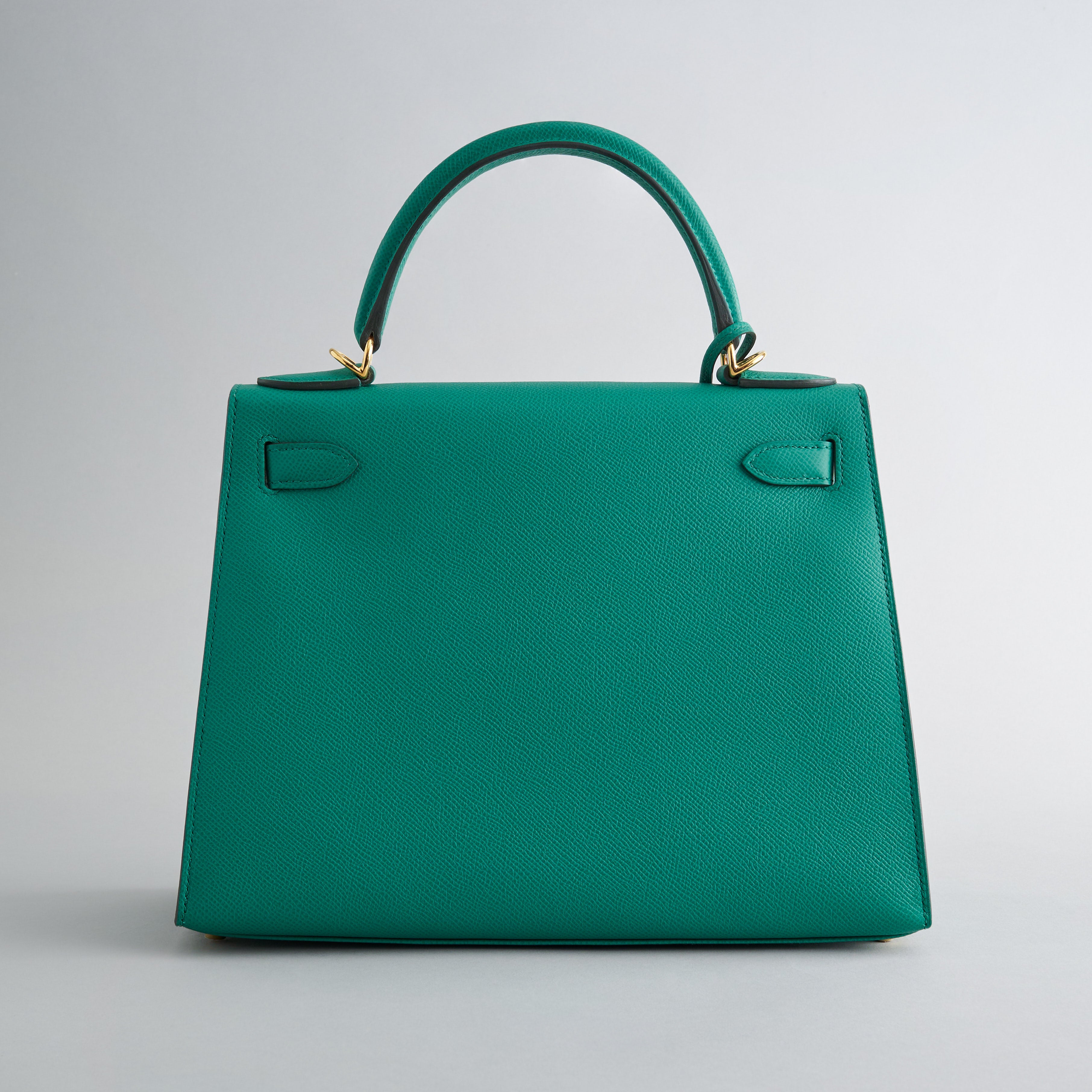 Hermès Kelly 28 Epsom Vert Jade Sellier Gold Hardware