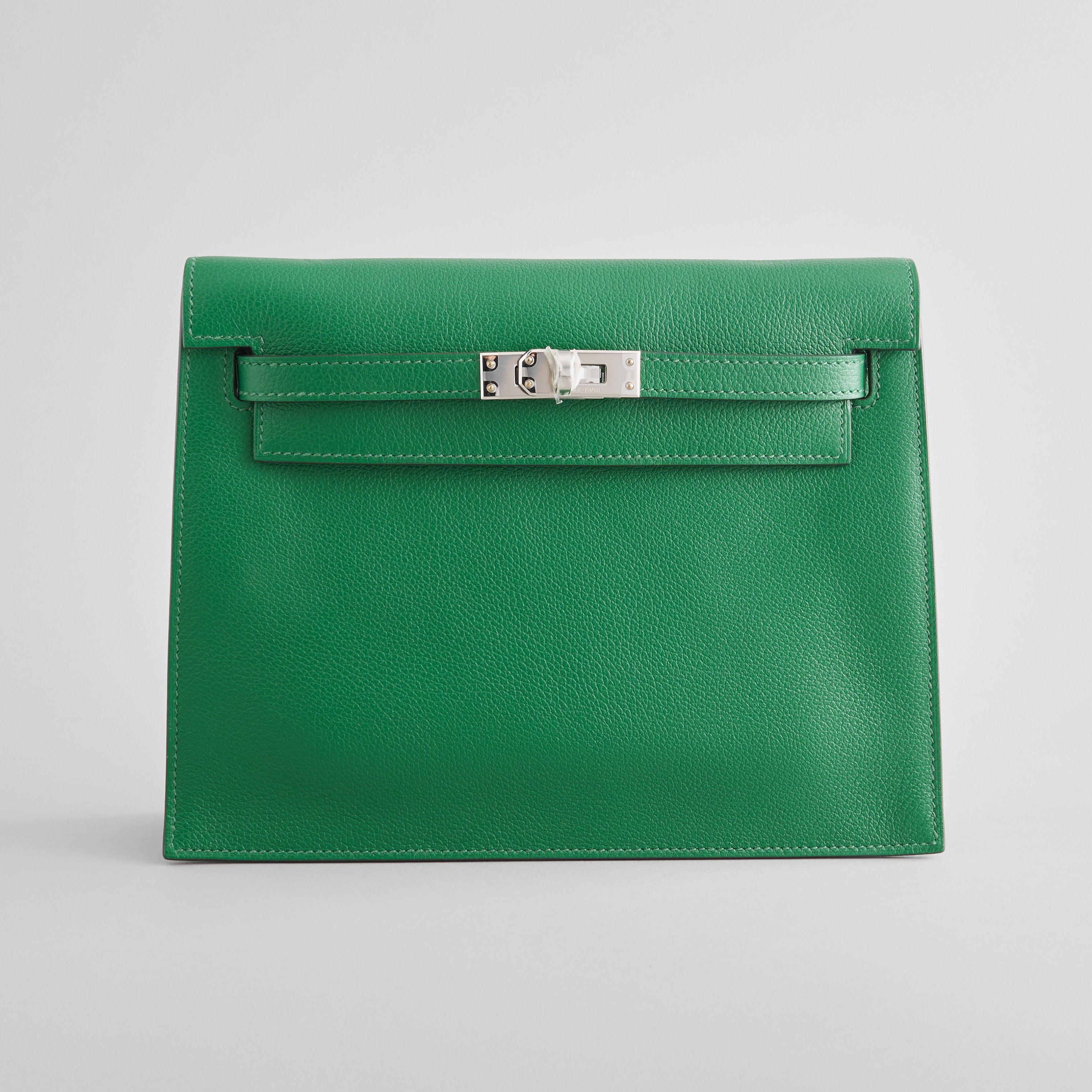 Hermes Kelly Danse II Evercolor Cactus Blue Zephyr Palladium Hardwar