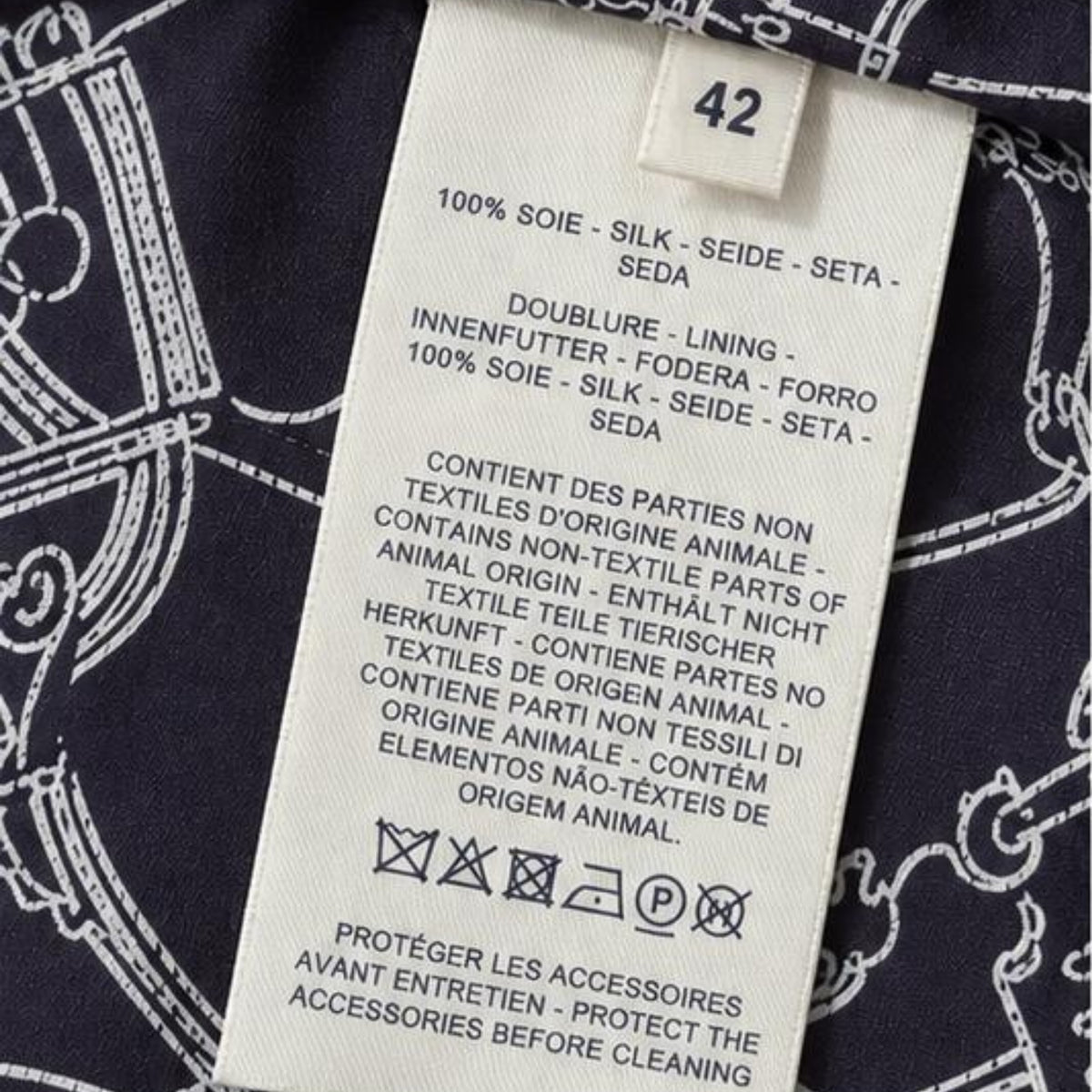 Hermès Etriers Finesse Caftan Dress