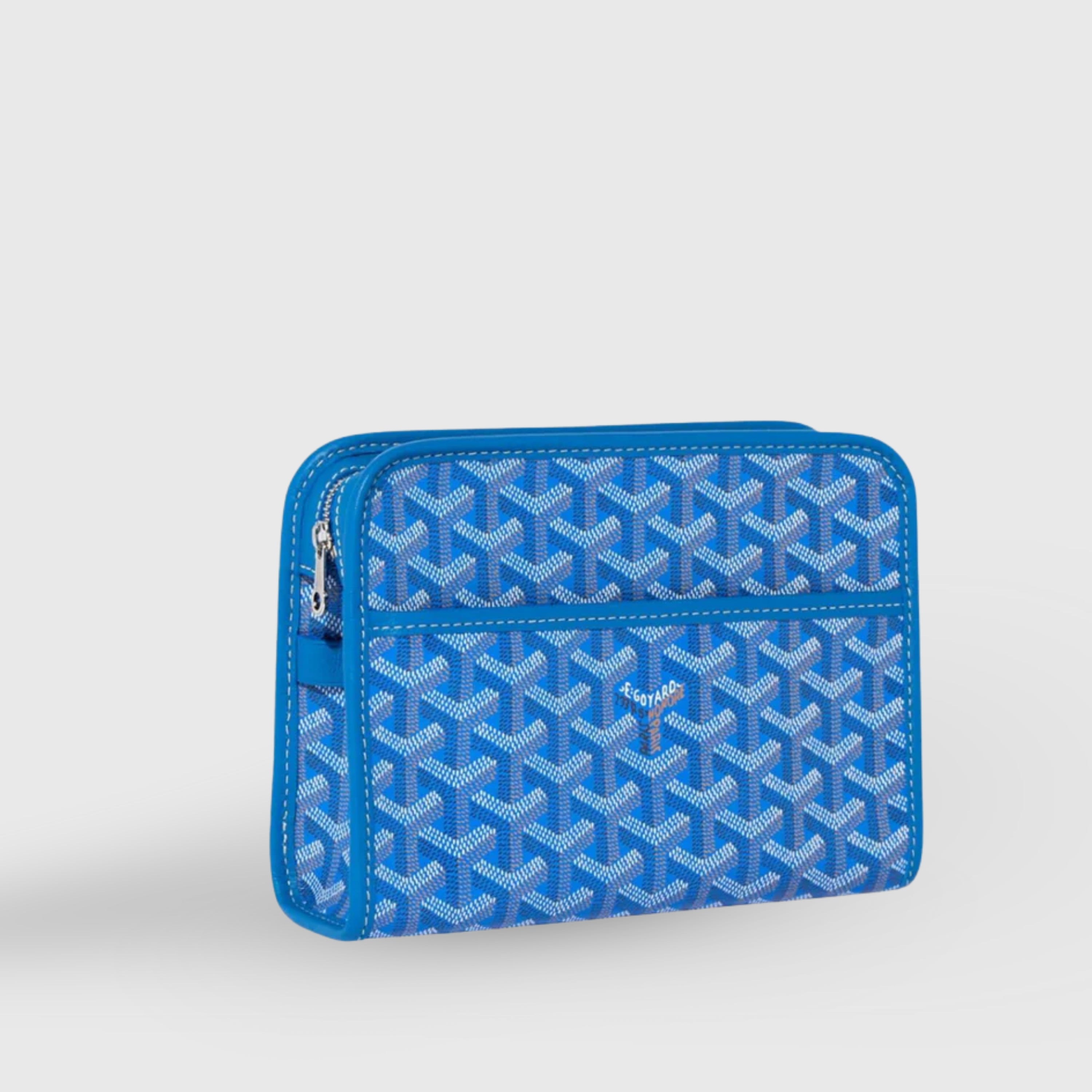 Goyard Jouvence Toiletry Bag PM Sky Blue