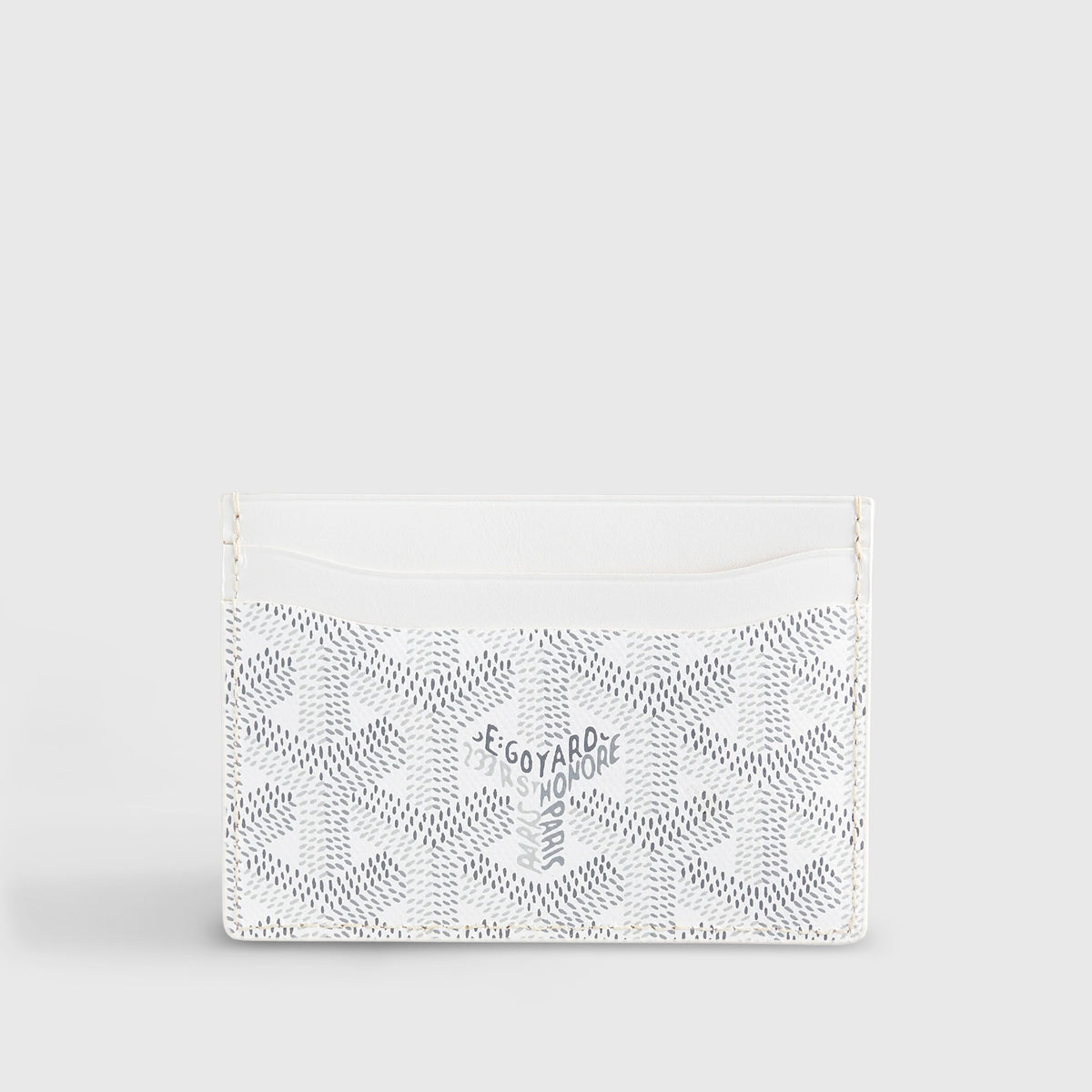 Goyard St. Sulpice Card Holder White