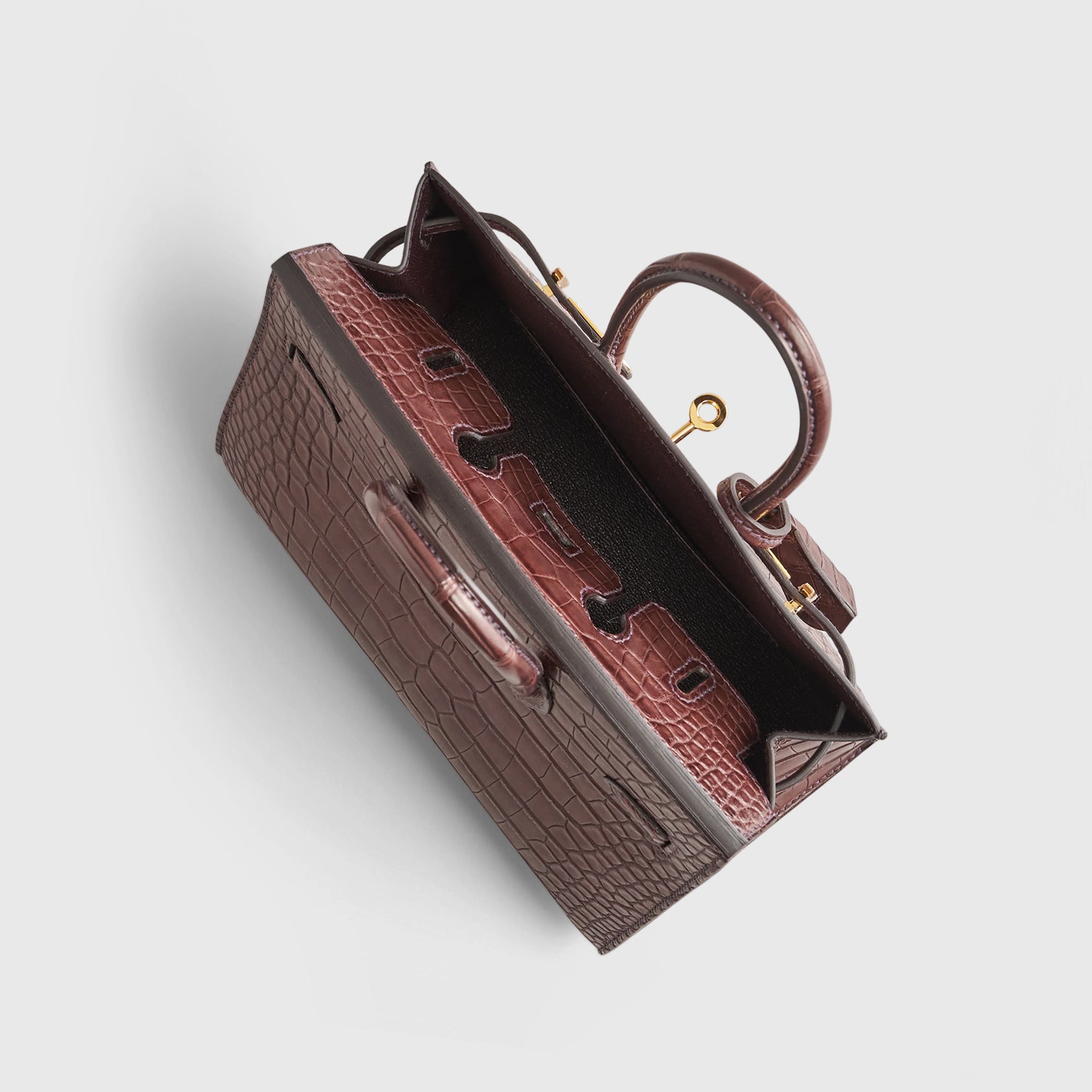 Hermès Birkin 20 Alligator Havane Gold Hardware Matte