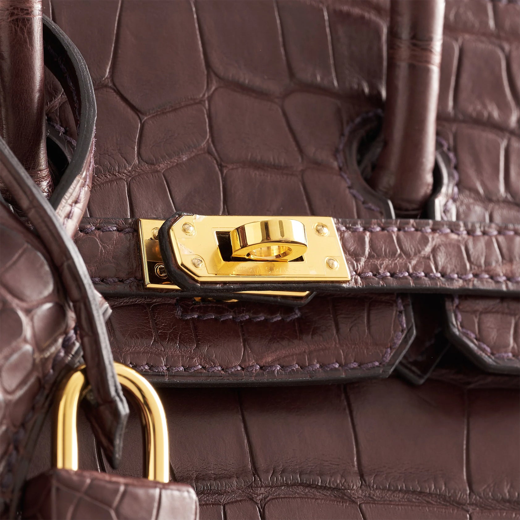 Hermès Birkin 20 Alligator Havane Gold Hardware Matte