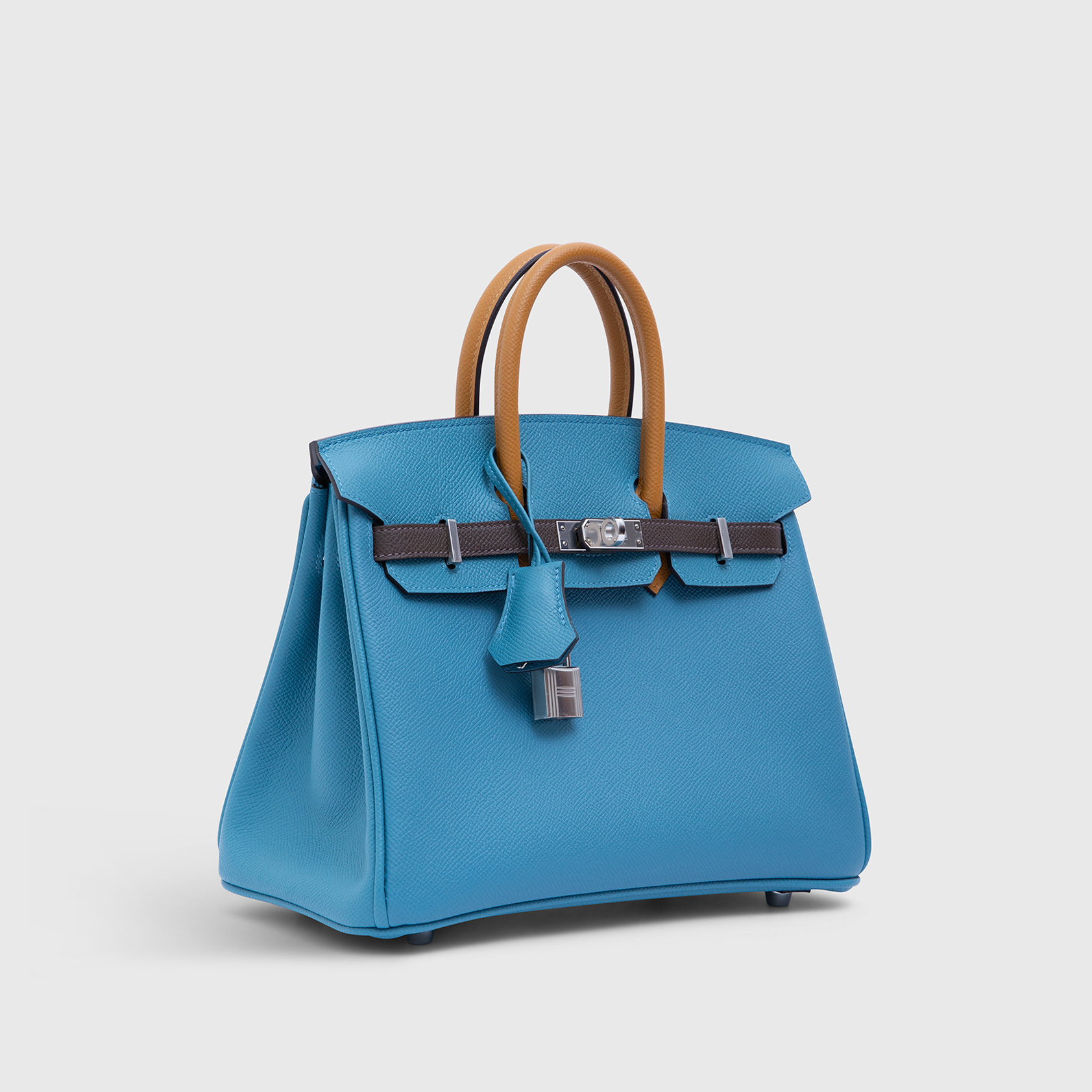Hermès Birkin 25 Epsom Blue Jean/Ecorce/Sesame Palladium Hardware