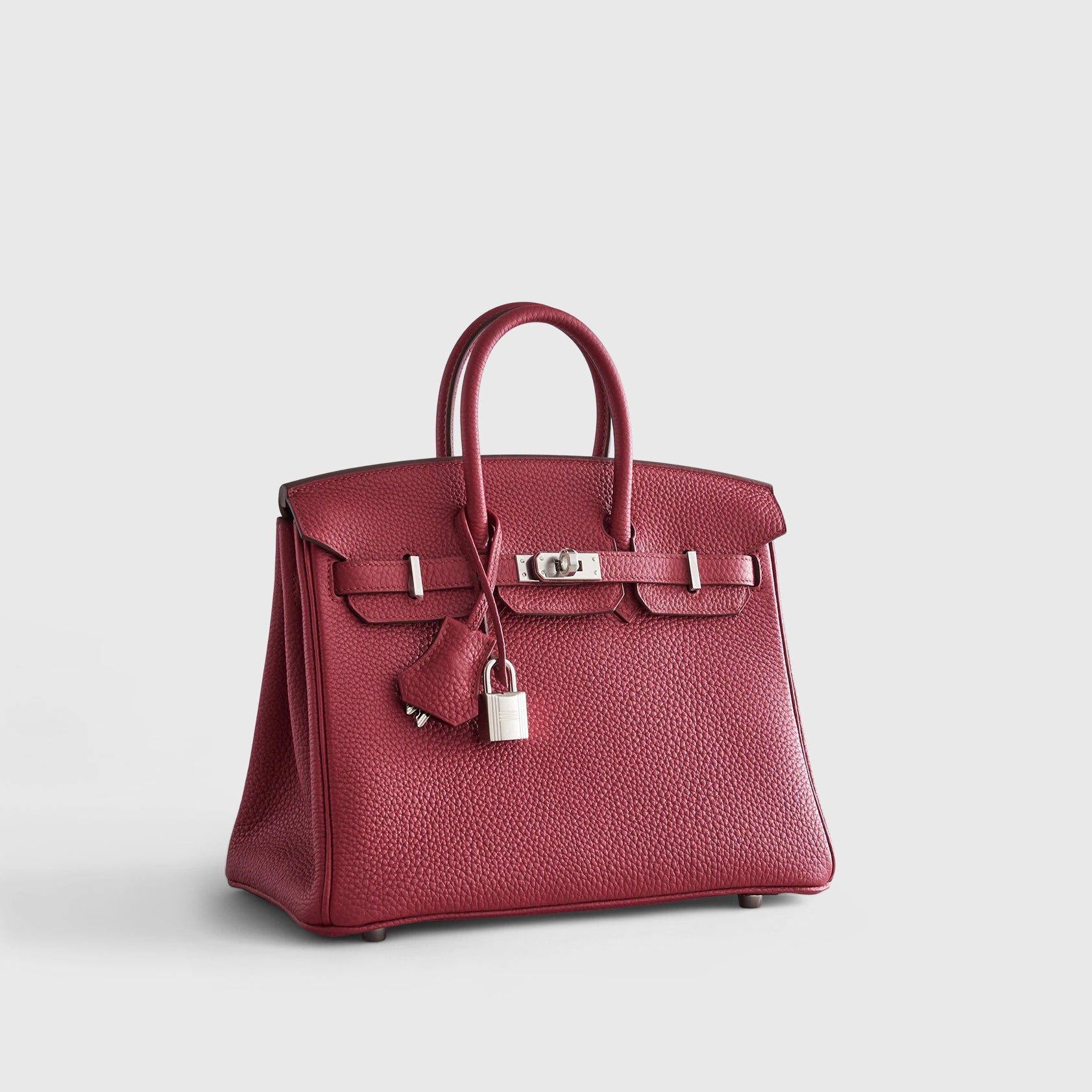 Hermès Birkin 25 Togo Rubis Palladium Hardware