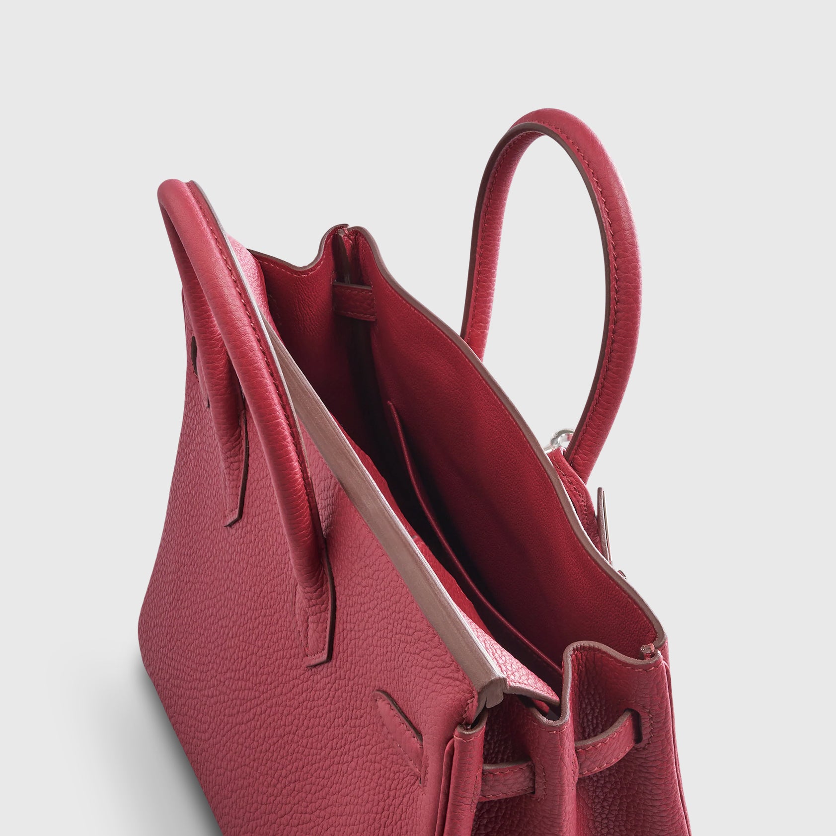 Hermès Birkin 25 Togo Rubis Palladium Hardware
