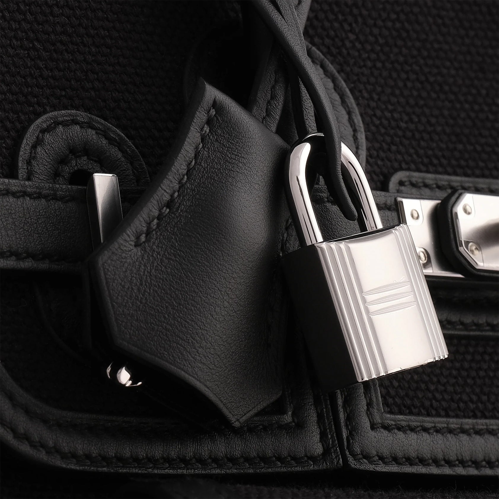 Hermès Birkin Cargo 25 Black/ Black Palladium Hardware - eliteUSA 