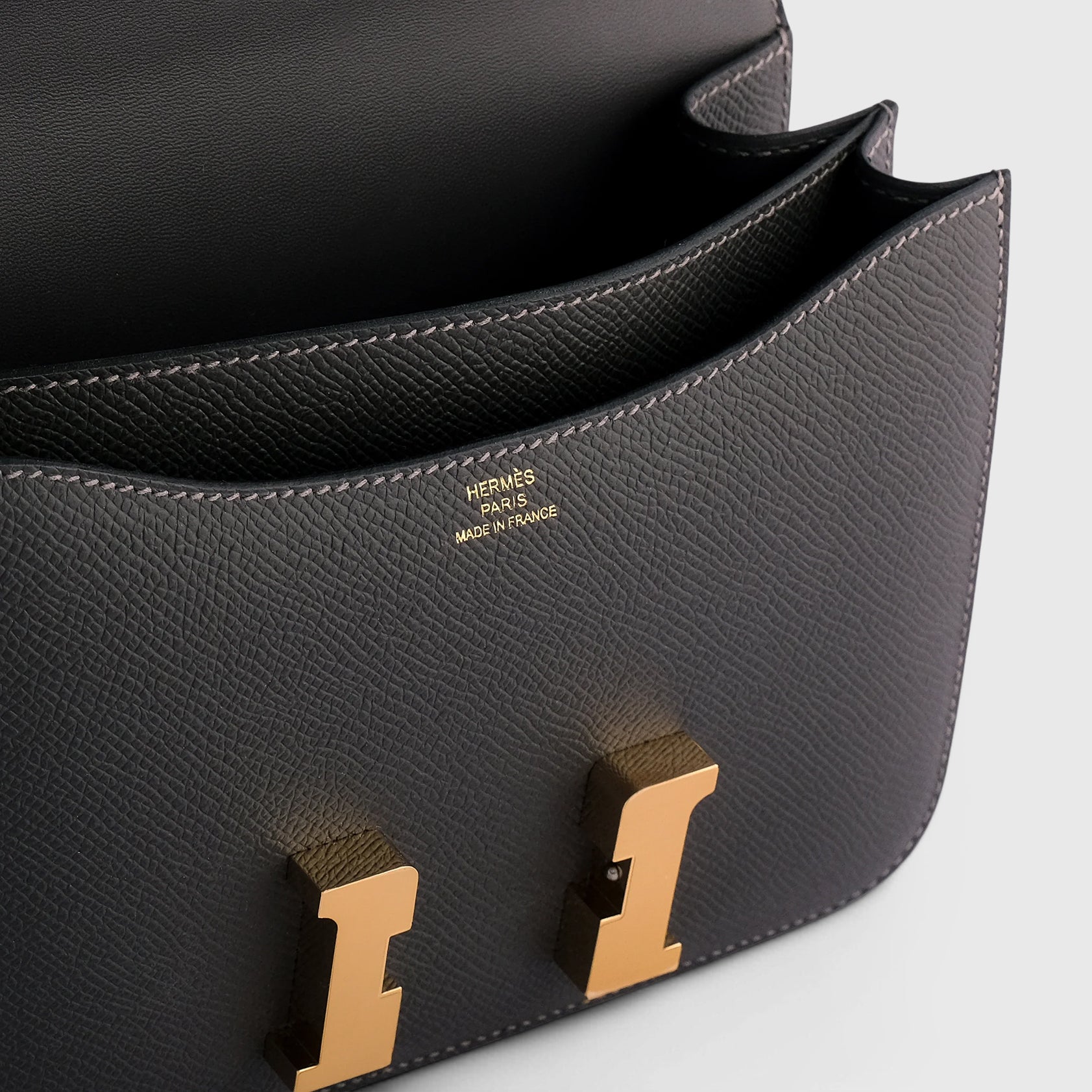 Hermès Constance 18 Epsom Graphite Permabrass Hardware - eliteUSA 