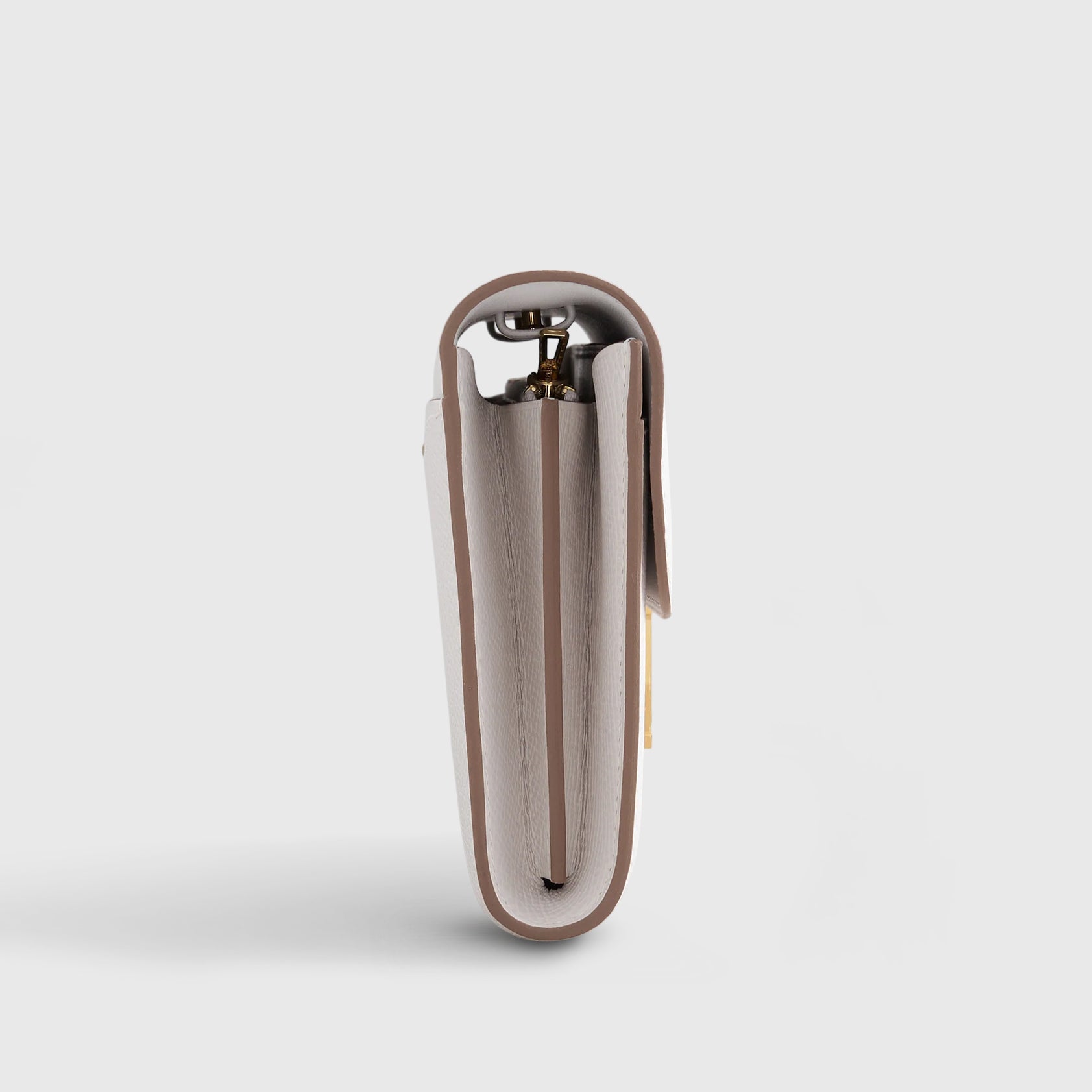 Hermès Constance Long To Go Wallet 20 Epsom, Lizard Gris Pale/Gris Tourterelle Gold Hardware