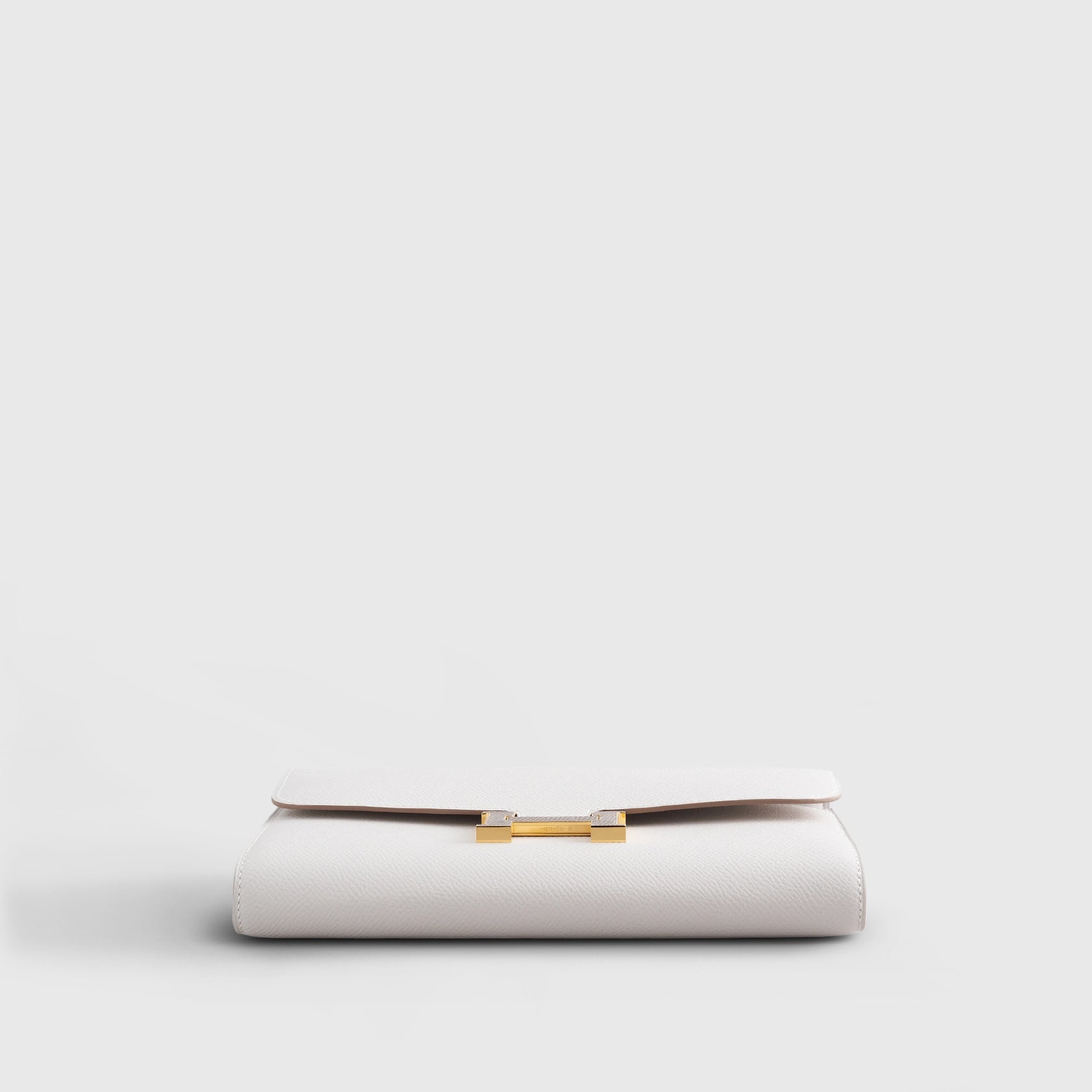 Hermès Constance Long To Go Wallet 20 Epsom, Lizard Gris Pale/Gris Tourterelle Gold Hardware