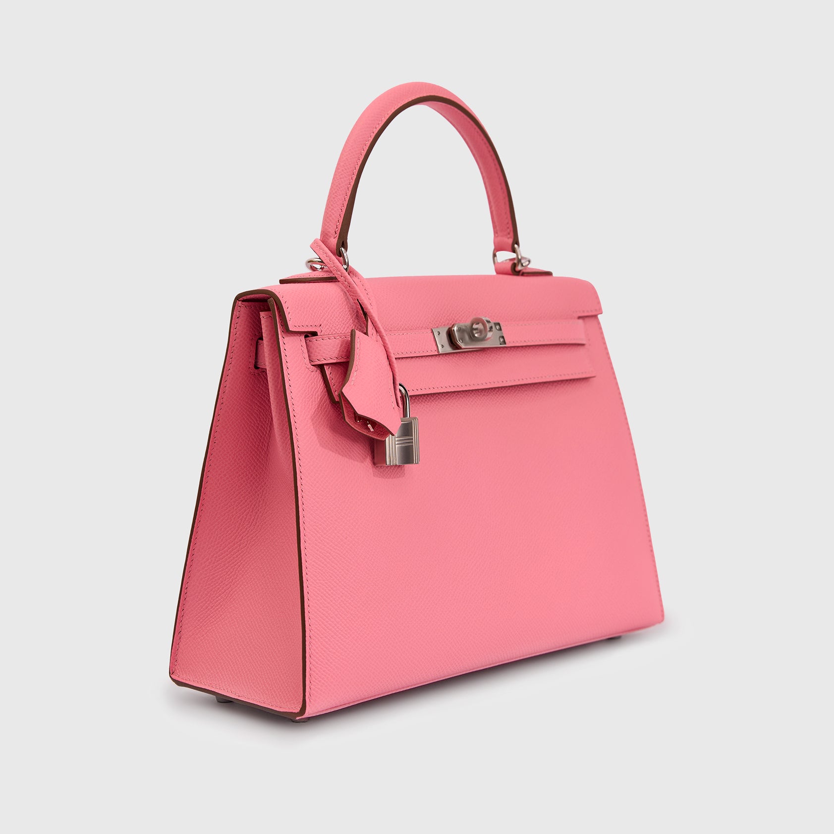 Hermès Kelly 25 Epsom Rose Confetti Sellier Palladium Hardware