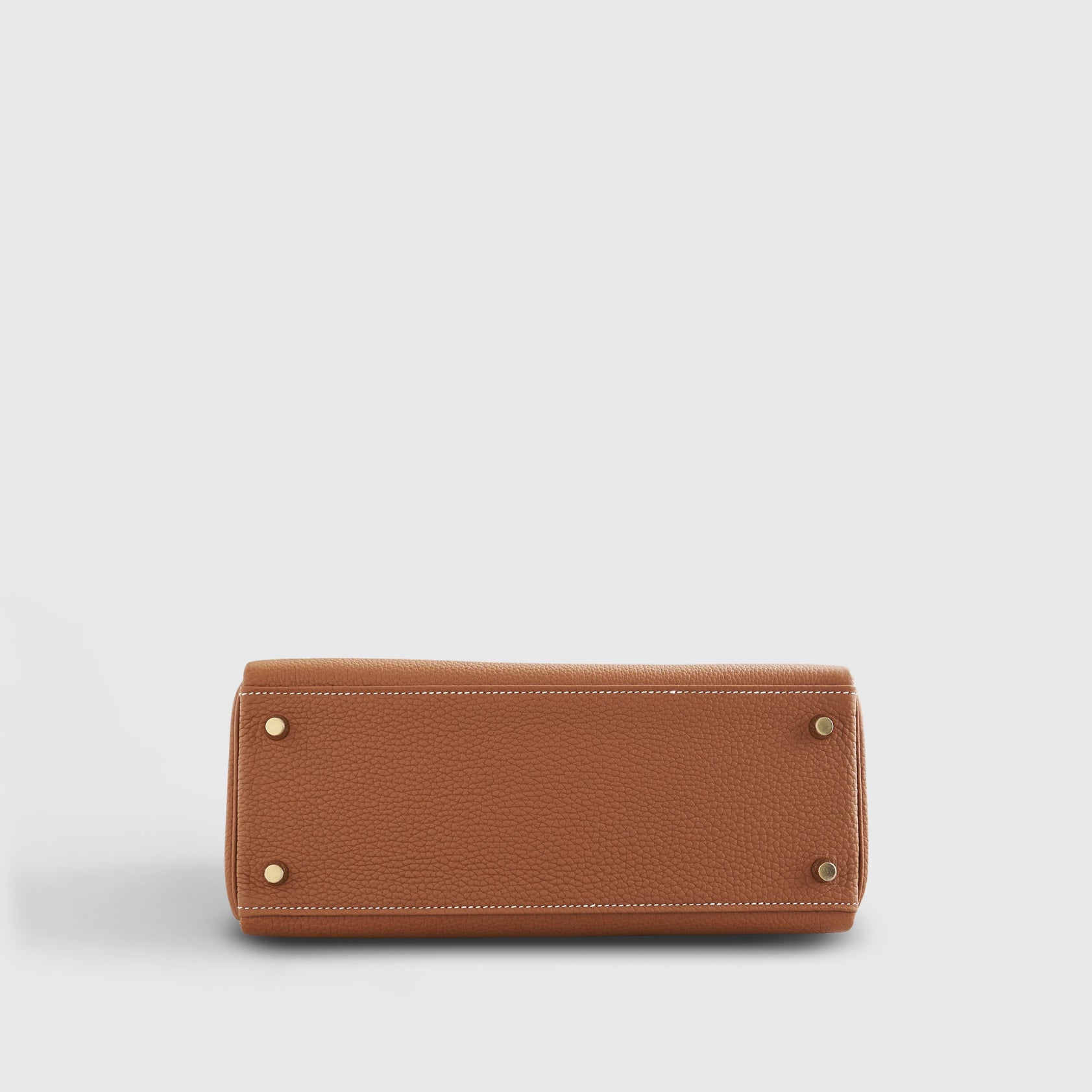 Hermès Kelly 28 Togo Gold Retourne w/Nata Strap Gold Hardware - eliteUSA 