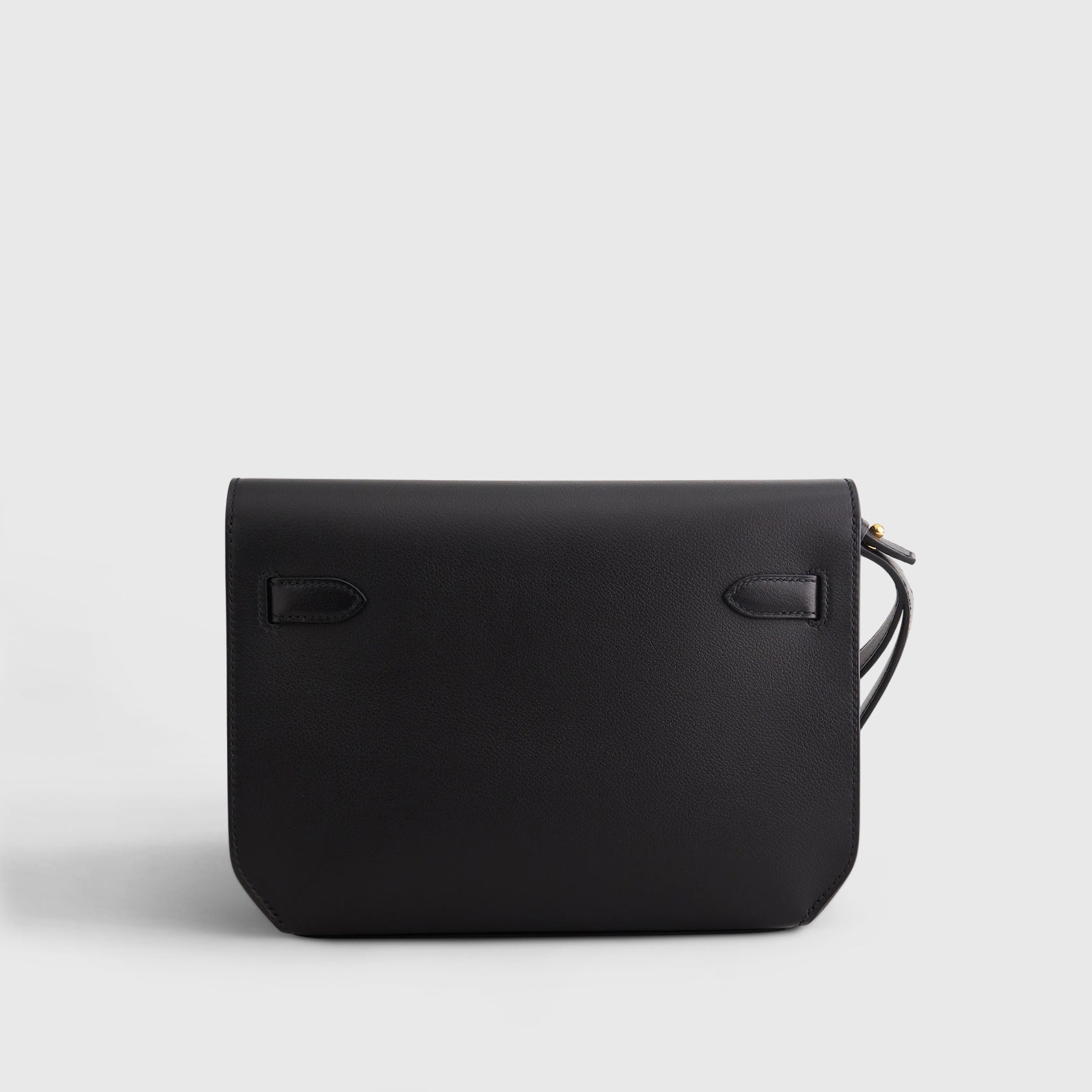Hermès Kelly Depeches 25 Evercolor Black Gold Hardware - eliteUSA 