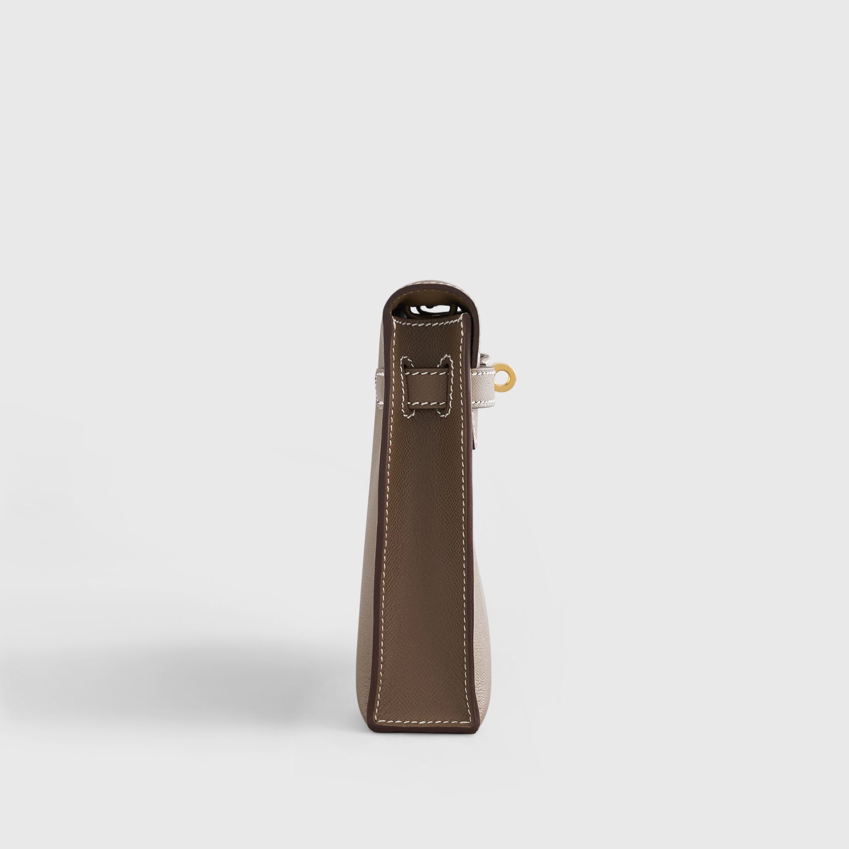 Hermès Kelly Elan 27 Veau Madame Etoupe Gold Hardware - eliteUSA 