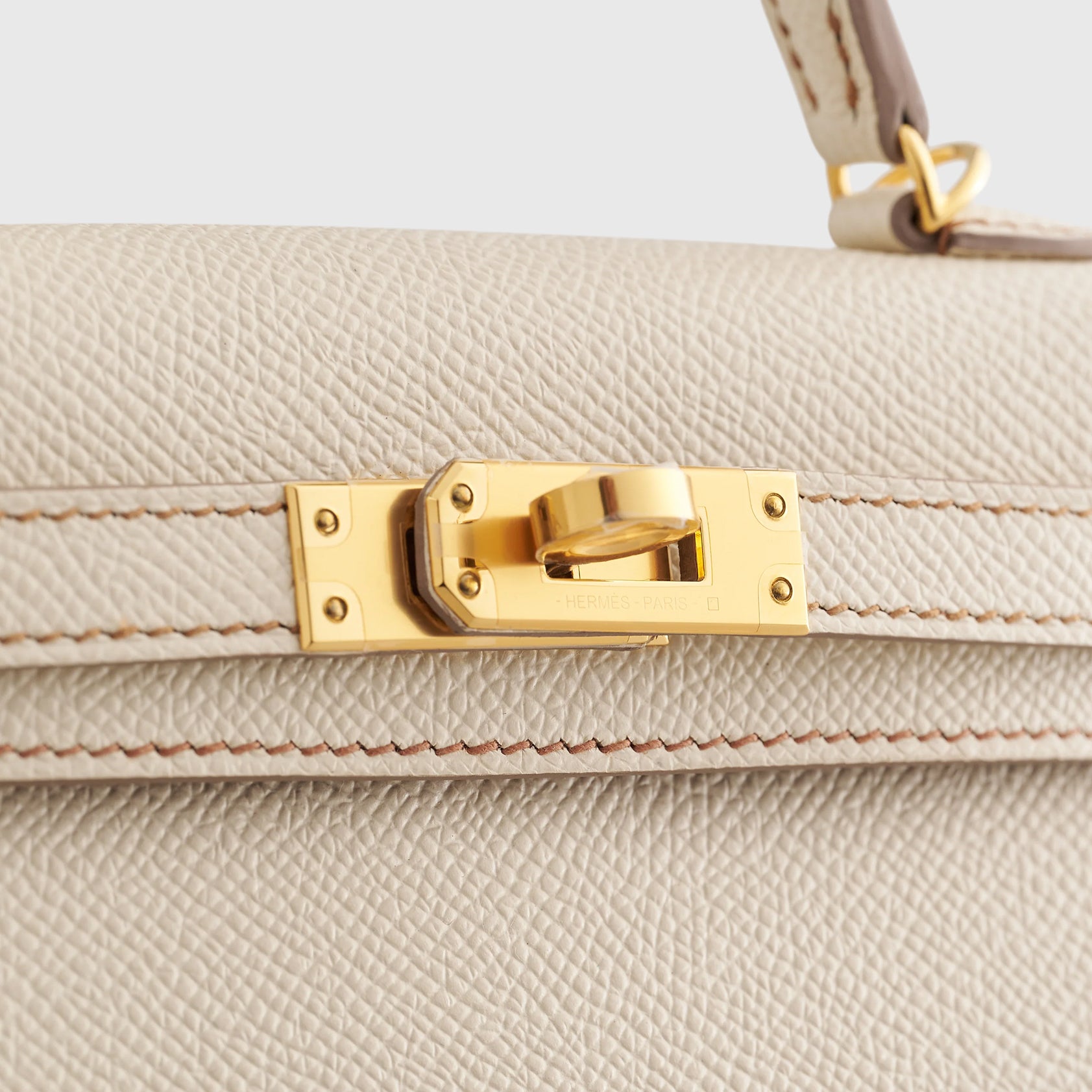 Hermès Kelly Mini Epsom Craie/Gold Gold Hardware HSS