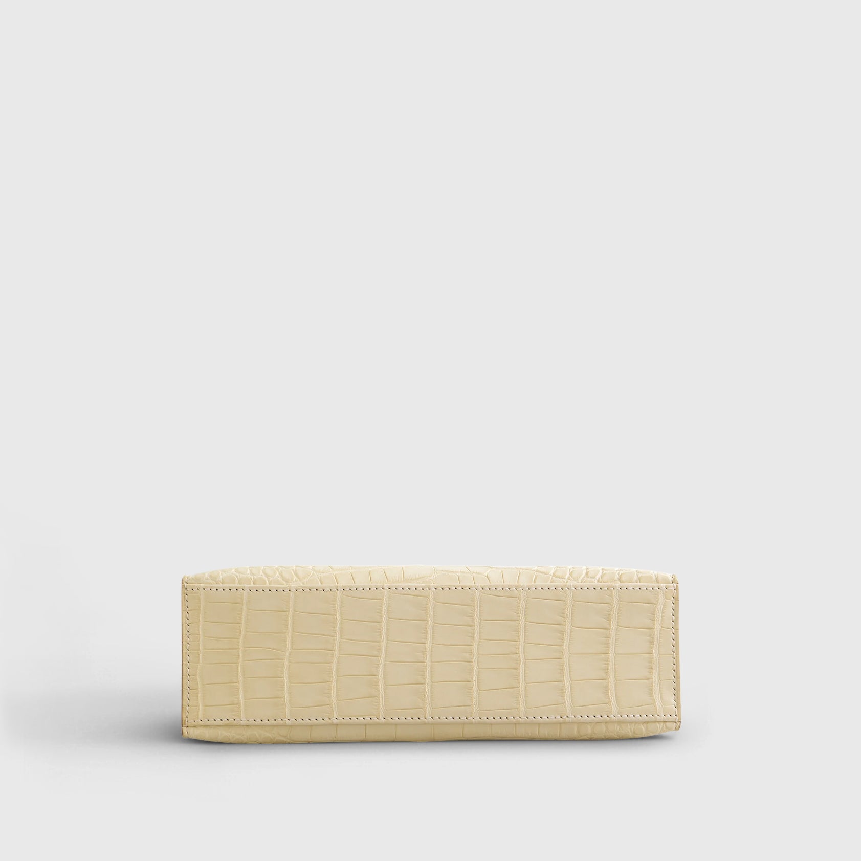 Hermès Kelly Pochette Mini Alligator Vanille Matte Palladium Hardware