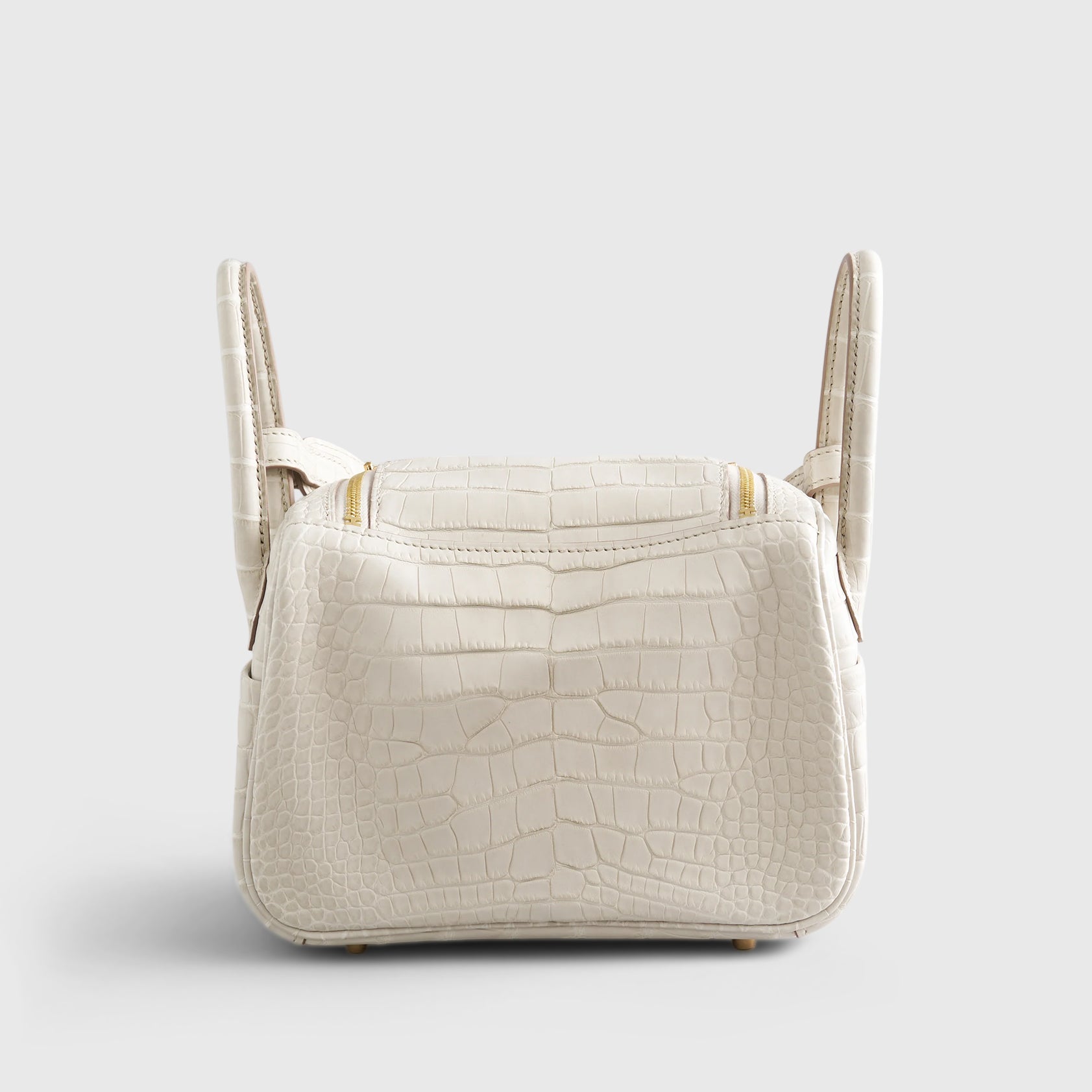 Hermès Lindy 20 Alligator Beton Gold Hardware