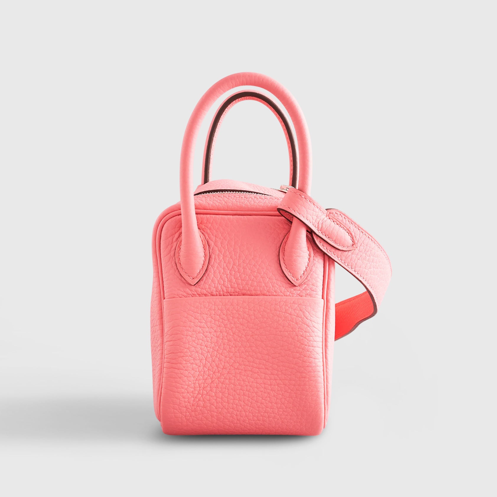 Hermès Lindy 20 Rose Azalee Palladium Hardware
