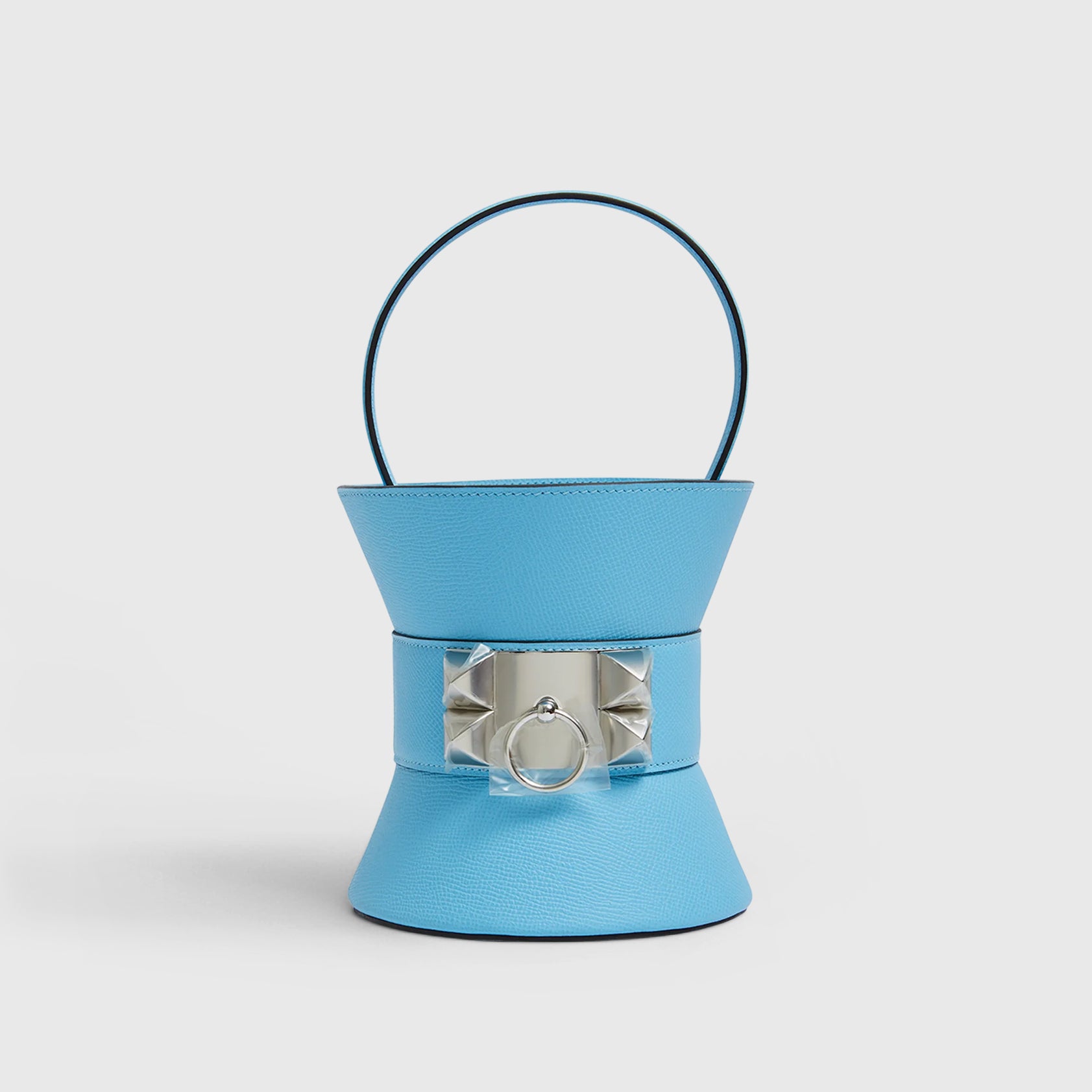 Hermès Medor Bag Mini Epsom Blue Celeste Palladium Hardware