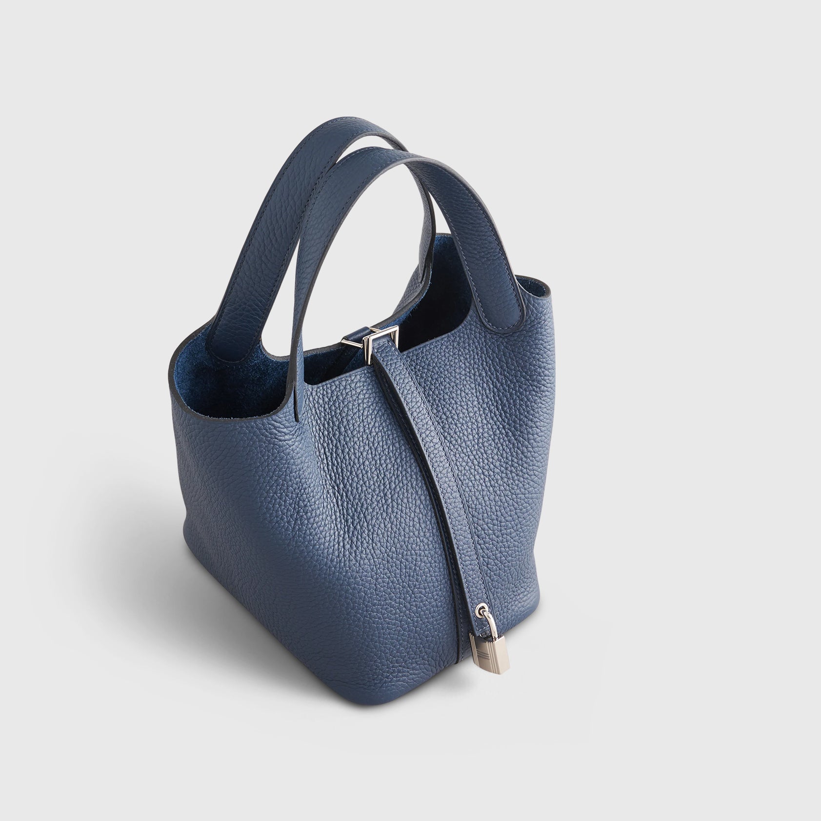 Hermès Picotin 18 Clemence Blue de Prusse Palladium Hardware - eliteUSA 