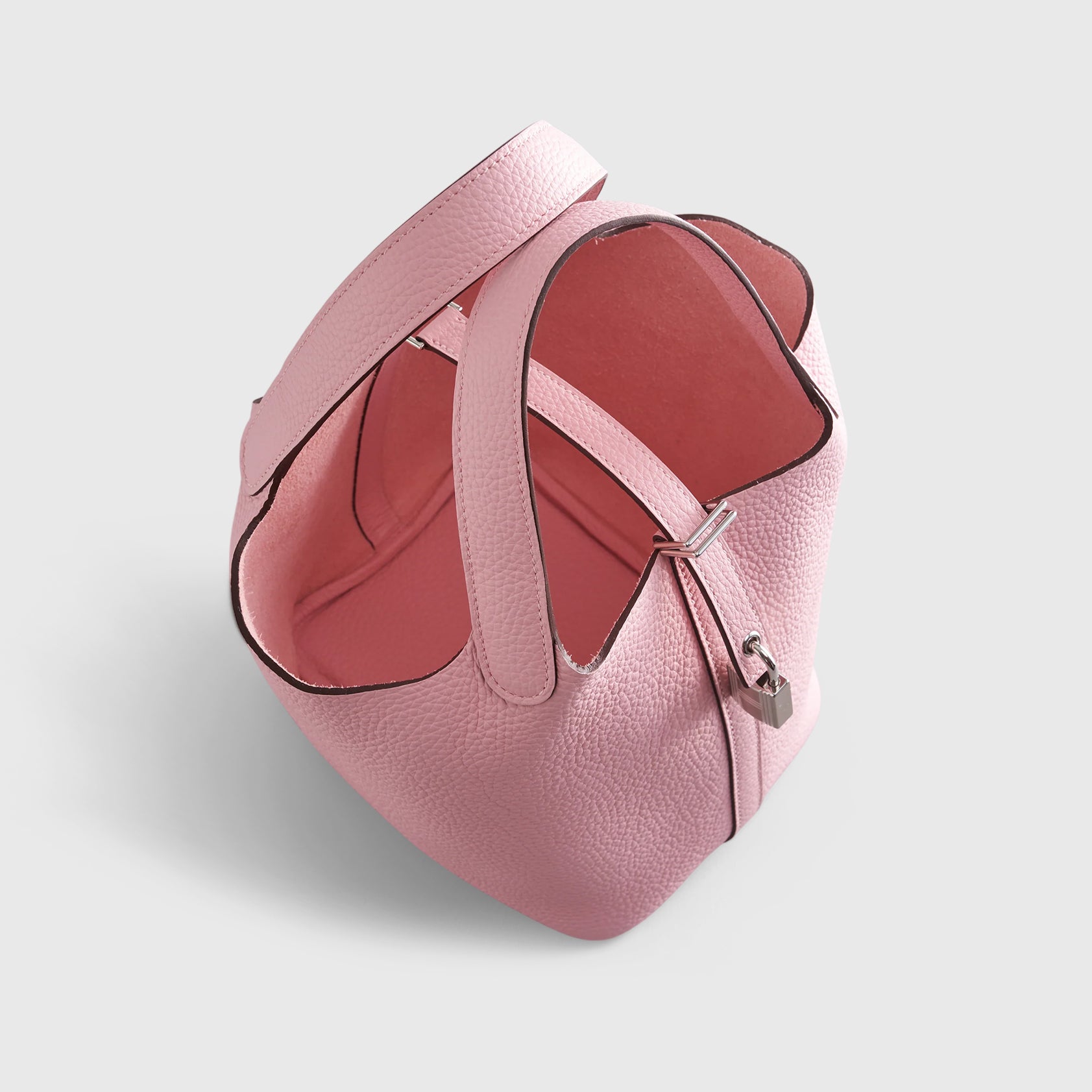 Hermès Picotin 18 Clemence Rose Sakura Palladium Hardware - eliteUSA 