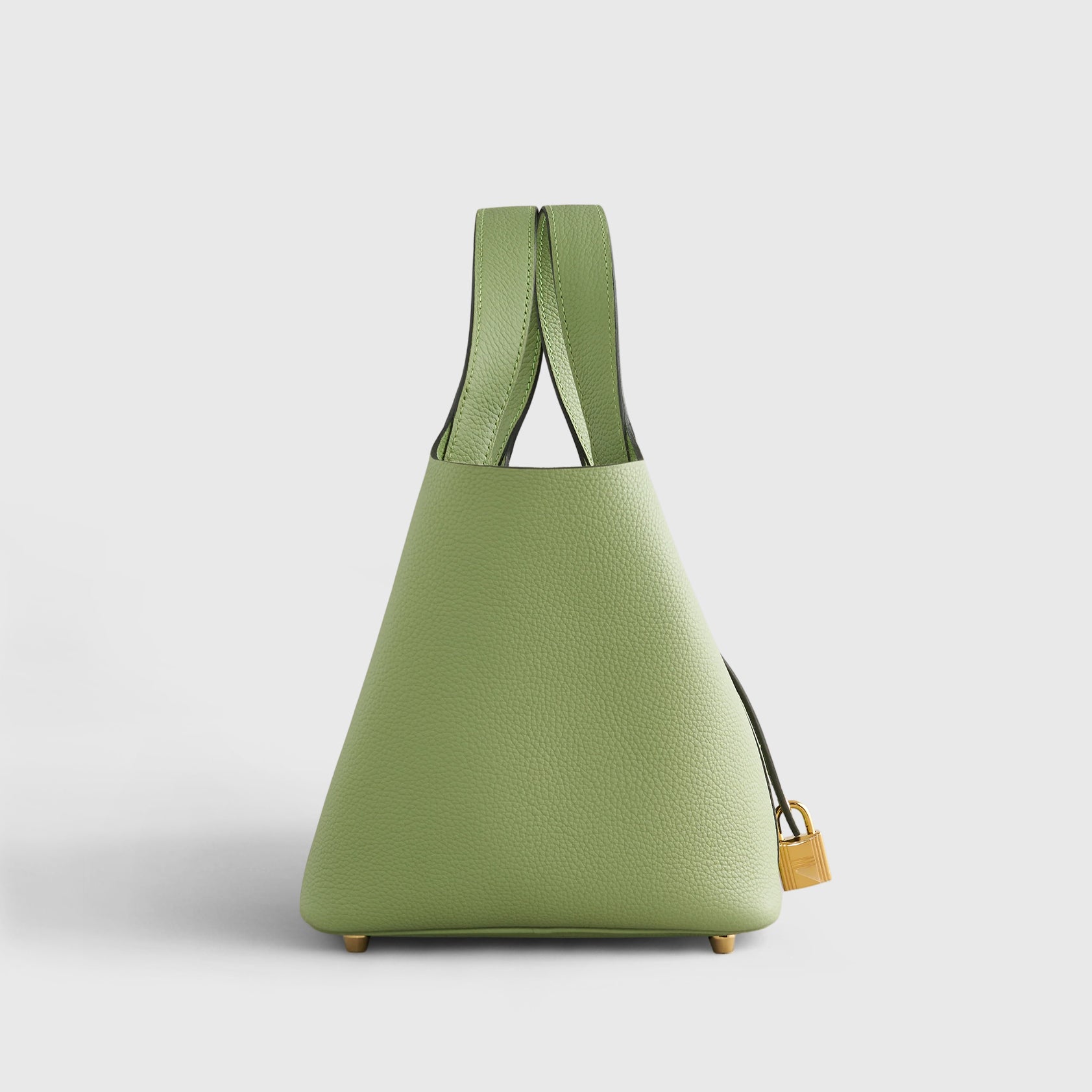 Hermès Picotin 18 Clemence Vert Criquet Gold Hardware - eliteUSA 