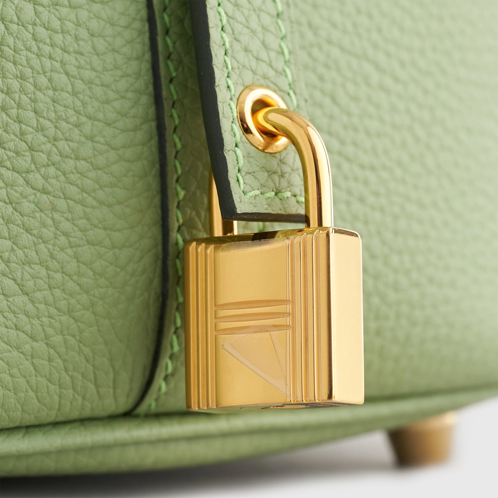 Hermès Picotin 18 Clemence Vert Criquet Gold Hardware - eliteUSA 