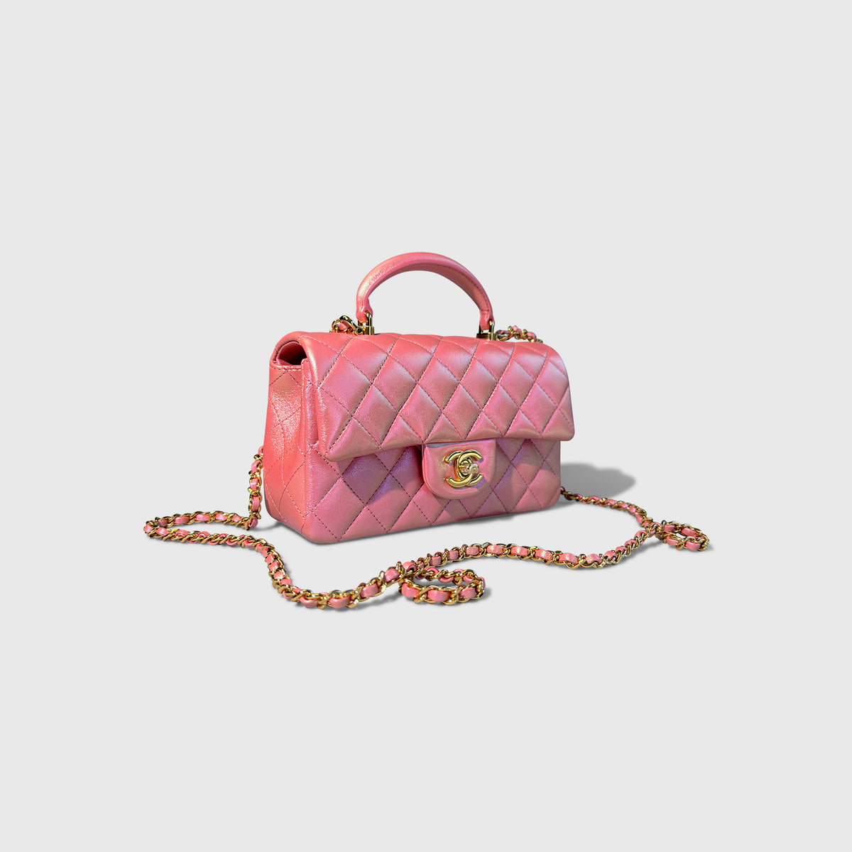 Chanel Classic Mini Flapbag with Top Handle