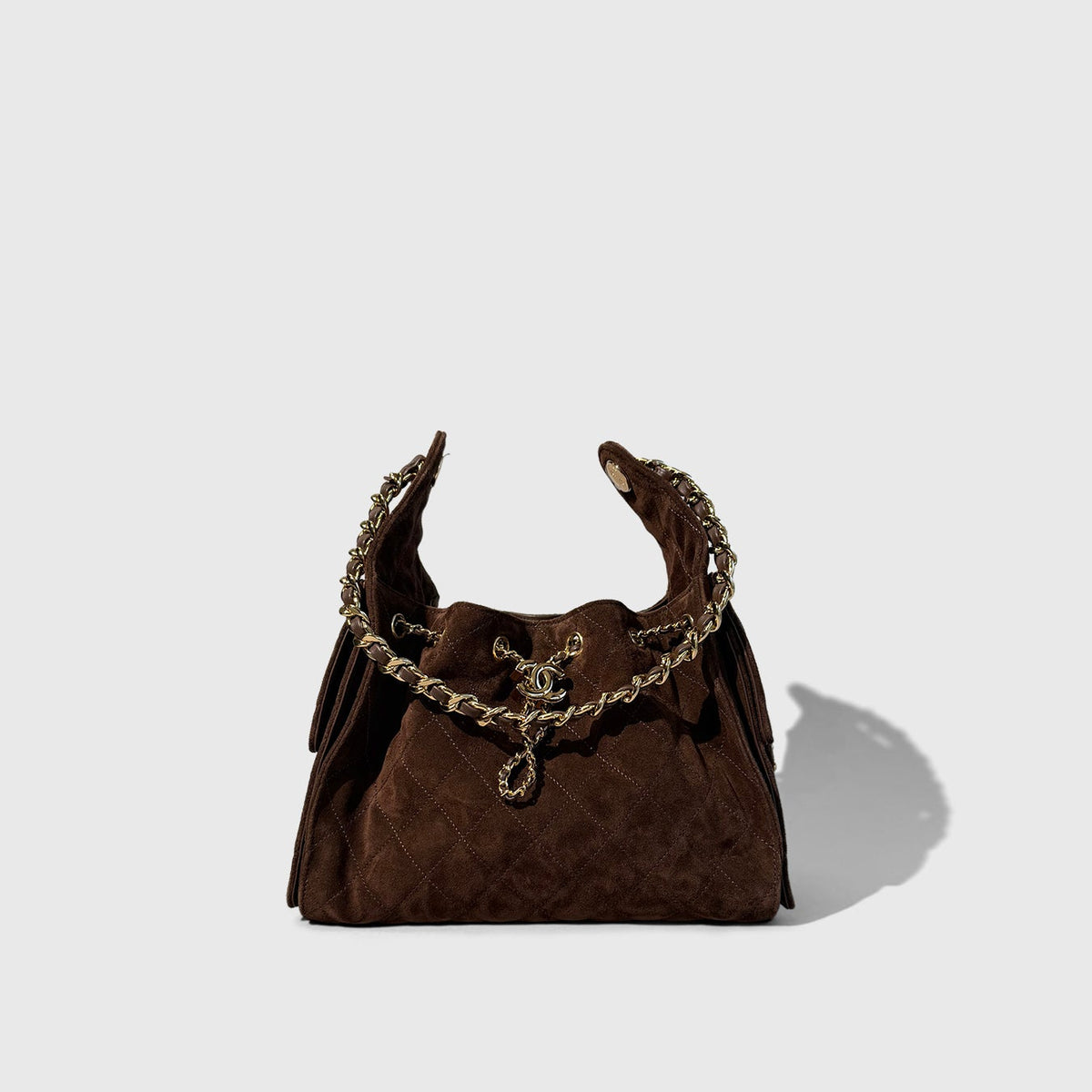 Chanel 25 Suede Small Hobo