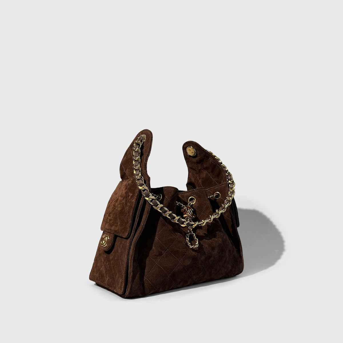 Chanel 25 Suede Small Hobo