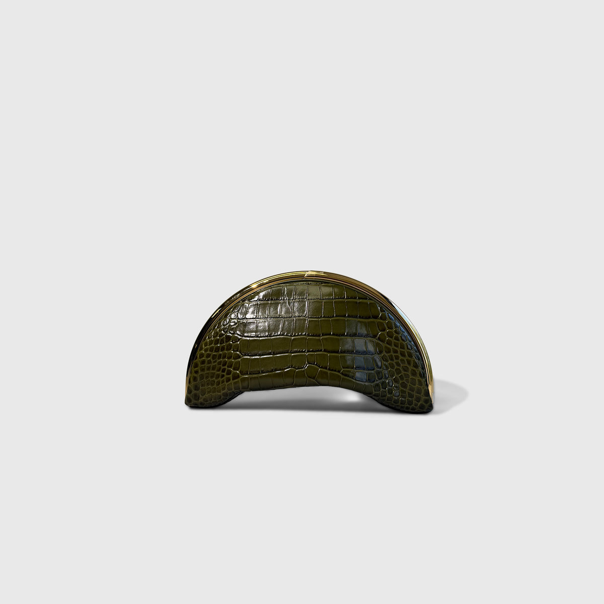 Chanel Croc Embossed Clutch
