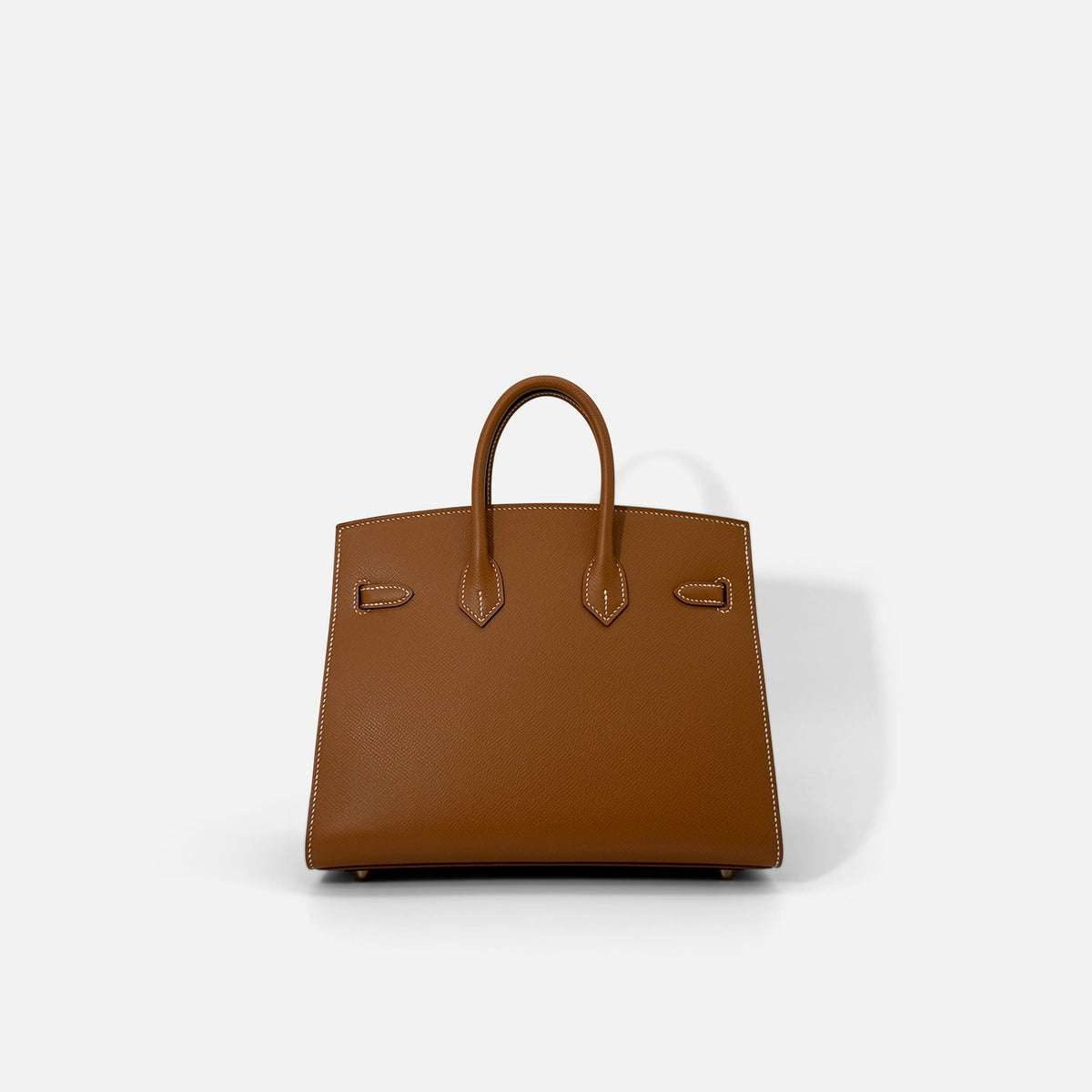 Hermès Birkin 25 Epsom Gold Sellier Verso Orange Gold Hardware