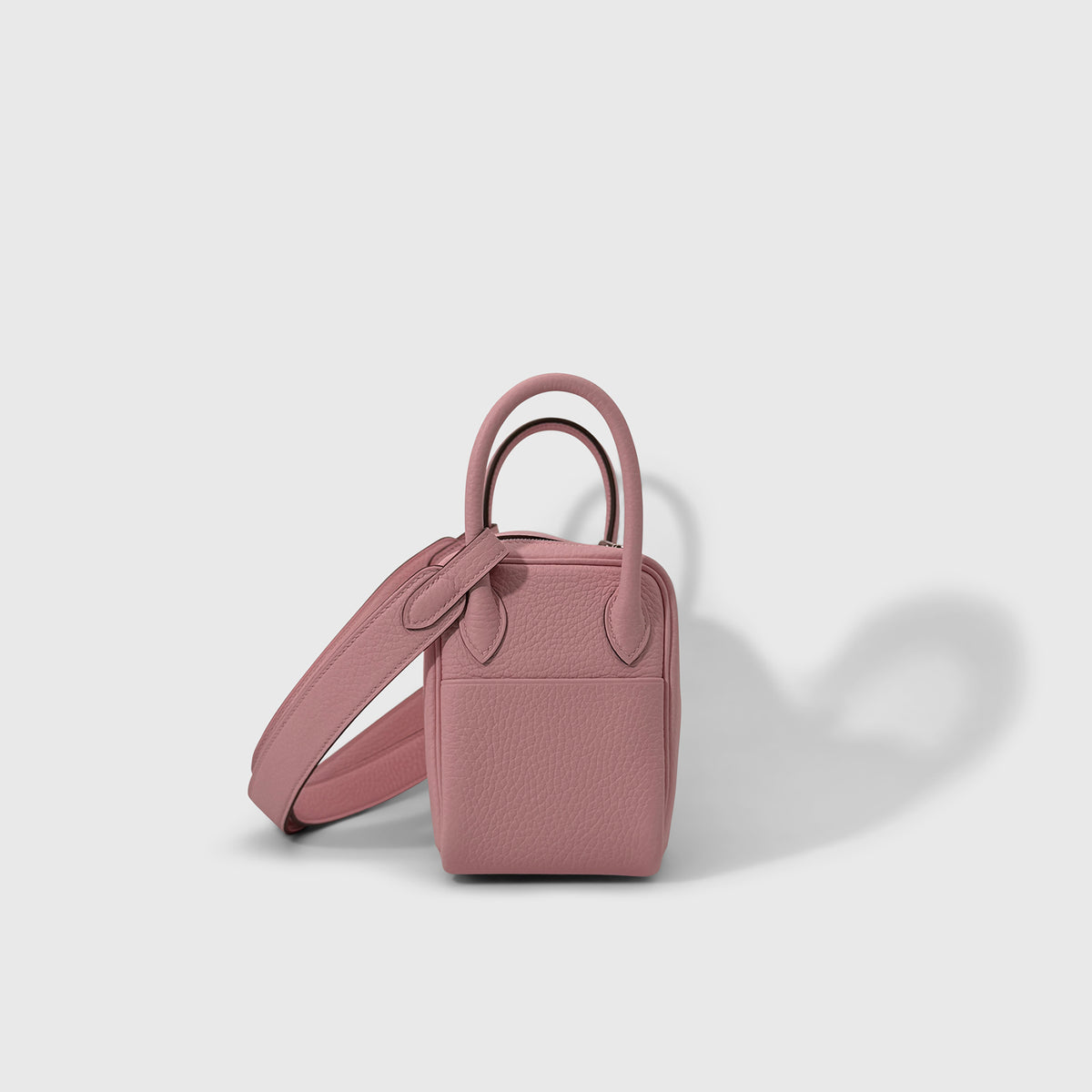 Hermès Lindy 20 Clemence Rose Sakura Palladium Hardware