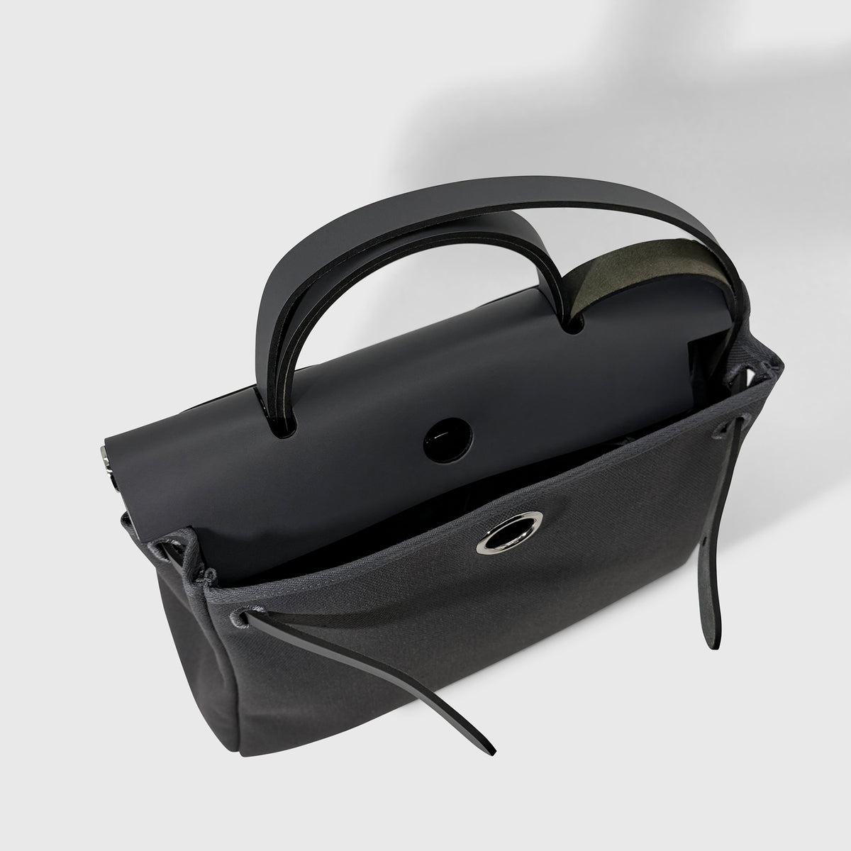 Hermès Herbag Zip 31 Canvas, Vache Hunter Ardoise Palladium Hardware