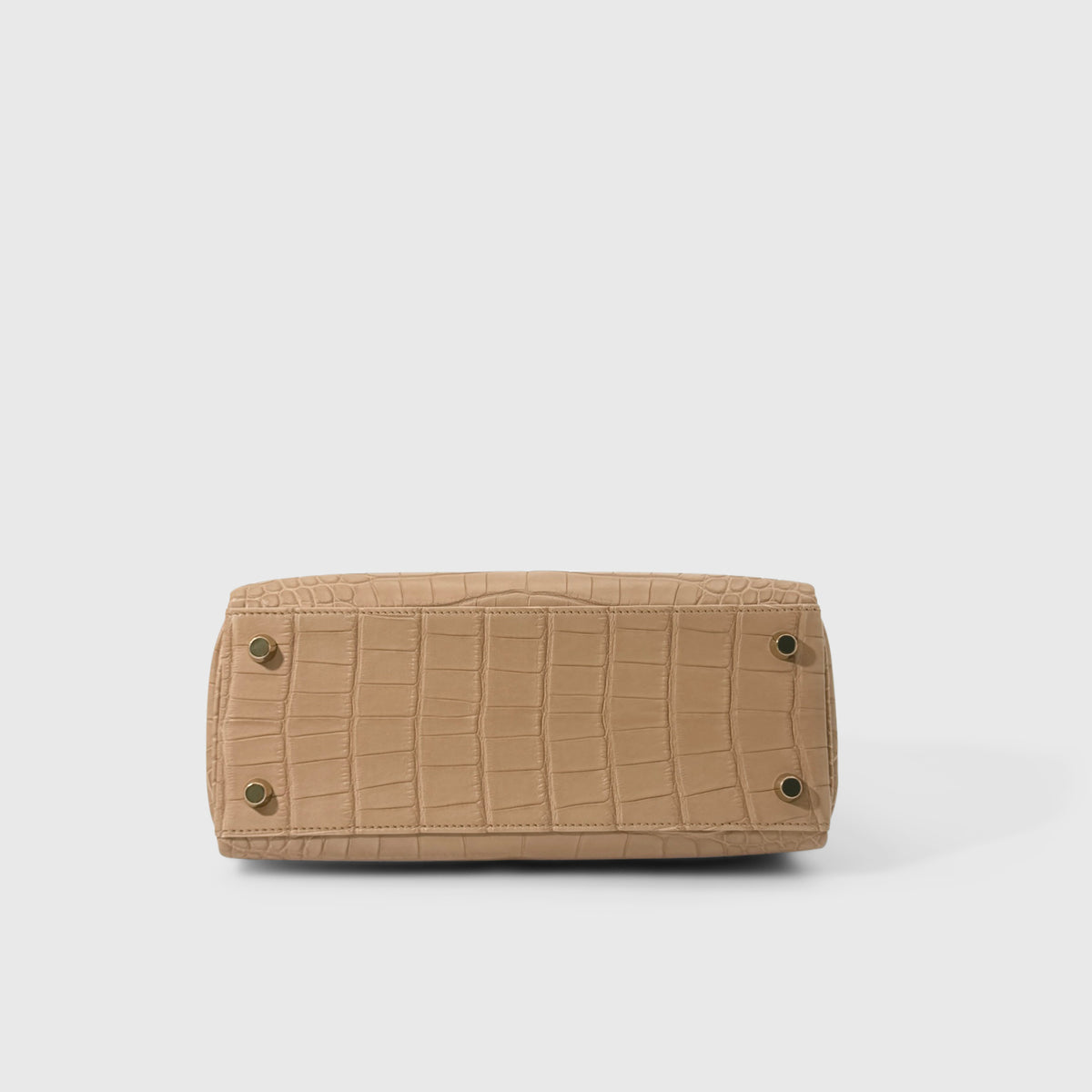 Hermès Kelly 25 Alligator Chai Matte Gold Hardware