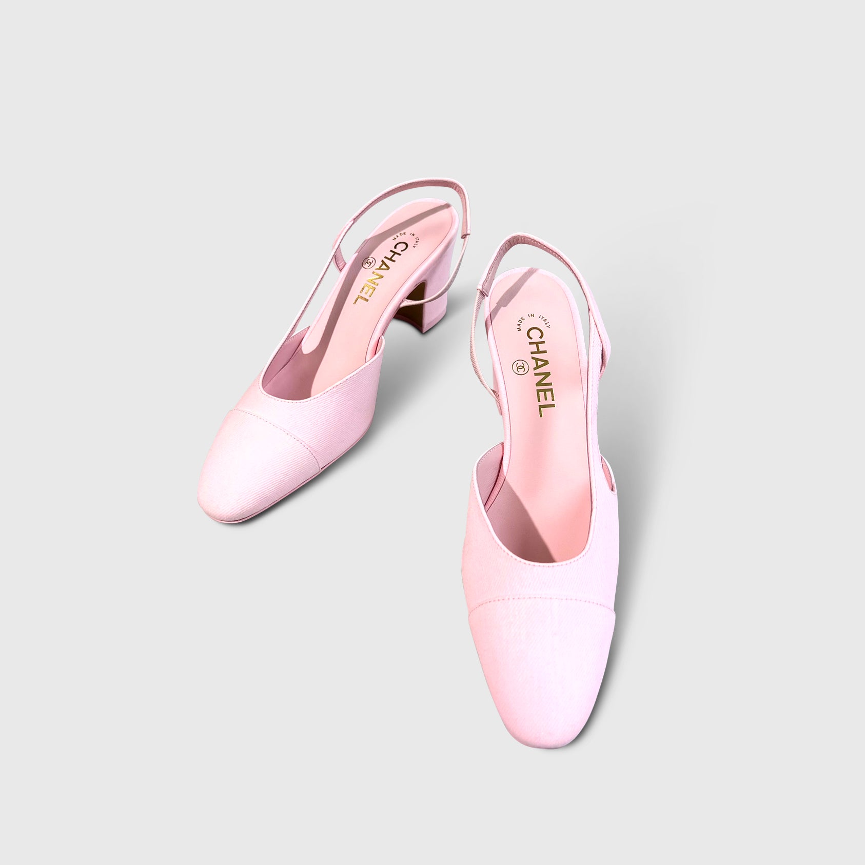 Chanel Denim Slingbacks