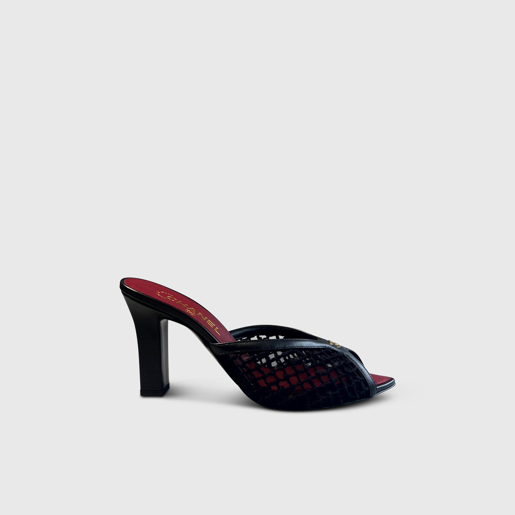 Chanel Coco Beach Mesh Mules