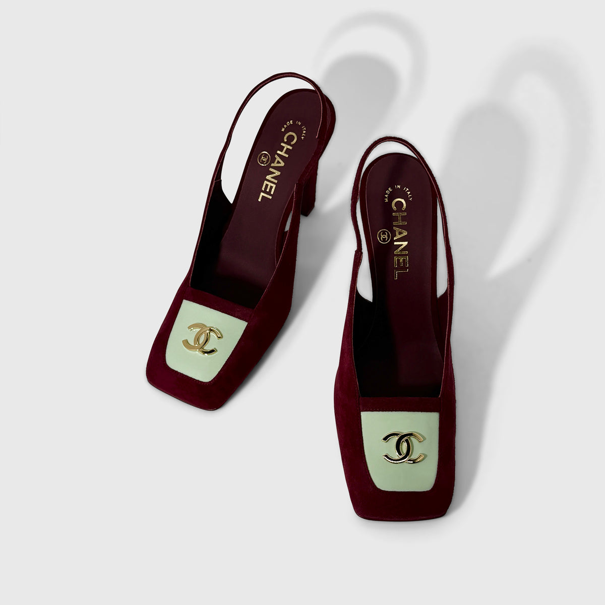 Chanel Suede Slingback